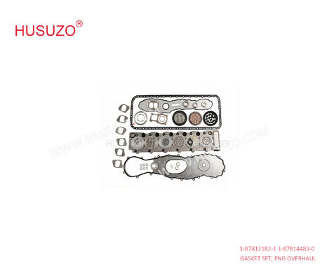 1-87812182-1 1-87814483-0 Engine Overhaul Gasket Set 1878121821 1878144830 for ISUZU LT132 6HE1T