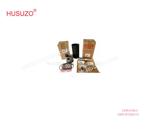 1-87811701-5 Metal Isuzu Engine Cylinder Liners Set For FVR32 6HE1 1878117015