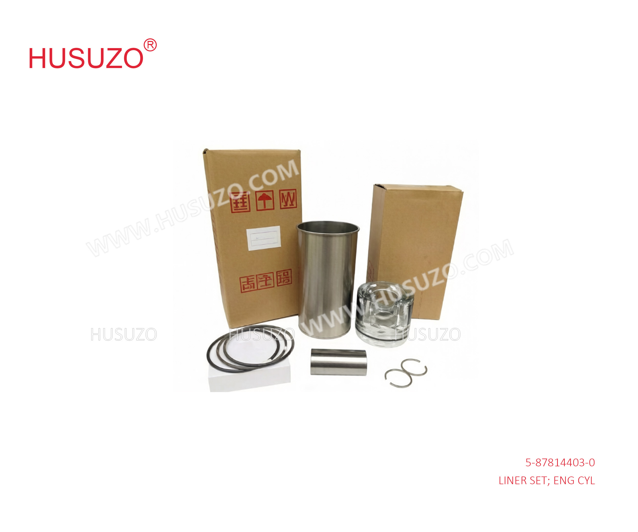 5-87814403-0 5878144030 Engine Cylinder Liner Set For ISUZU NLR85 4JJ1