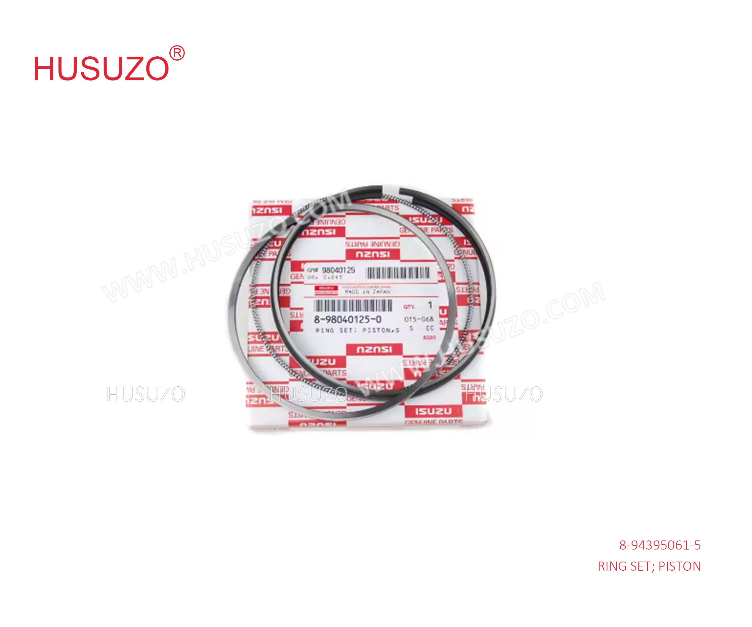 8-94395061-5 ISUZU EVZ FSR FTR LT132 6HE1T  8943950615 Piston Ring Set