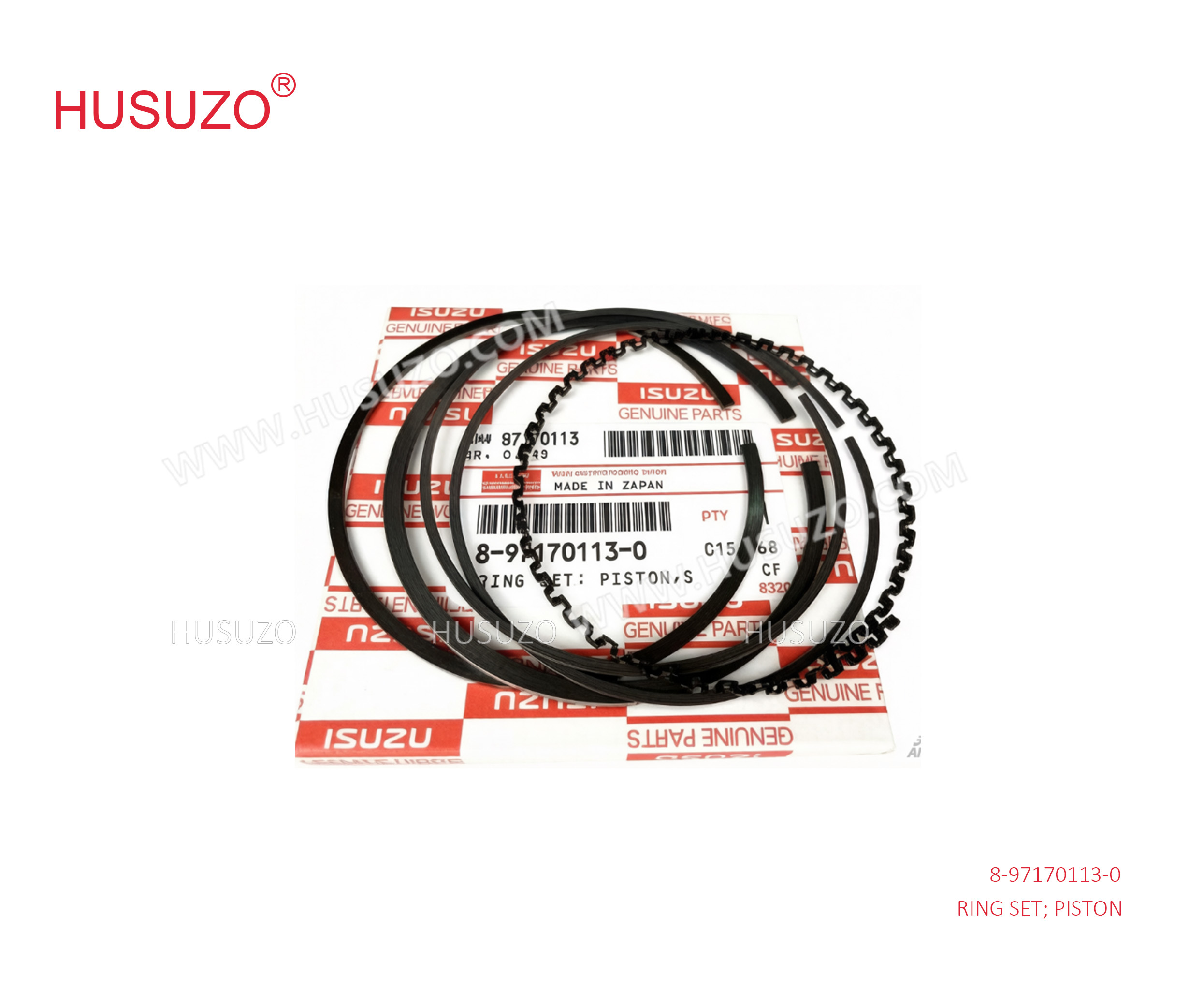 8-97170113-0  Isuzu Diesel Engine Parts8971701130 Piston Ring Set for ISUZU UCS25 6VD1