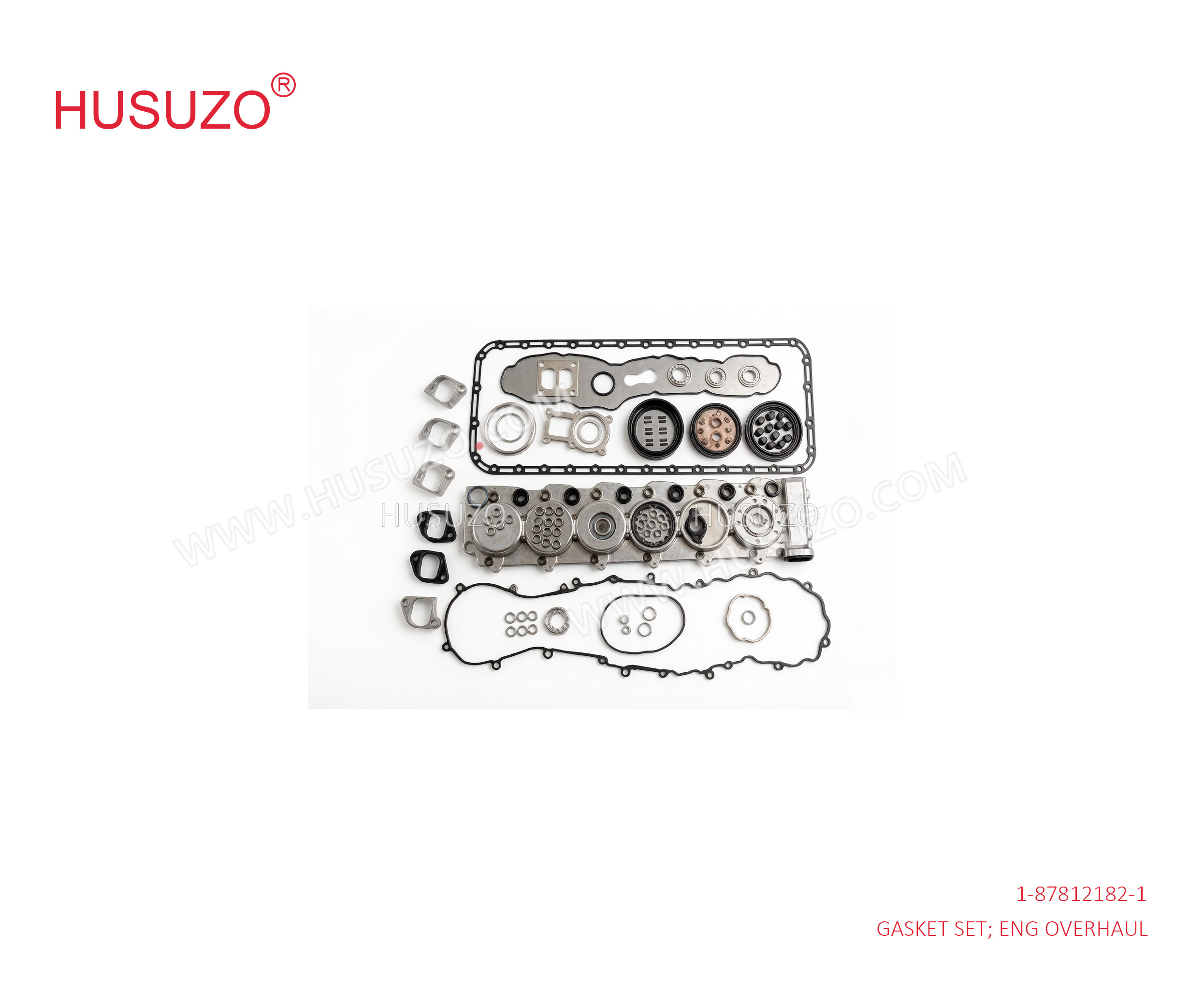 OEM Isuzu Engine Parts / Engine Gasket Set For Isuzu LT132 6HE1 1878121821 1878144830 1-87812182-1 1-87814483-0