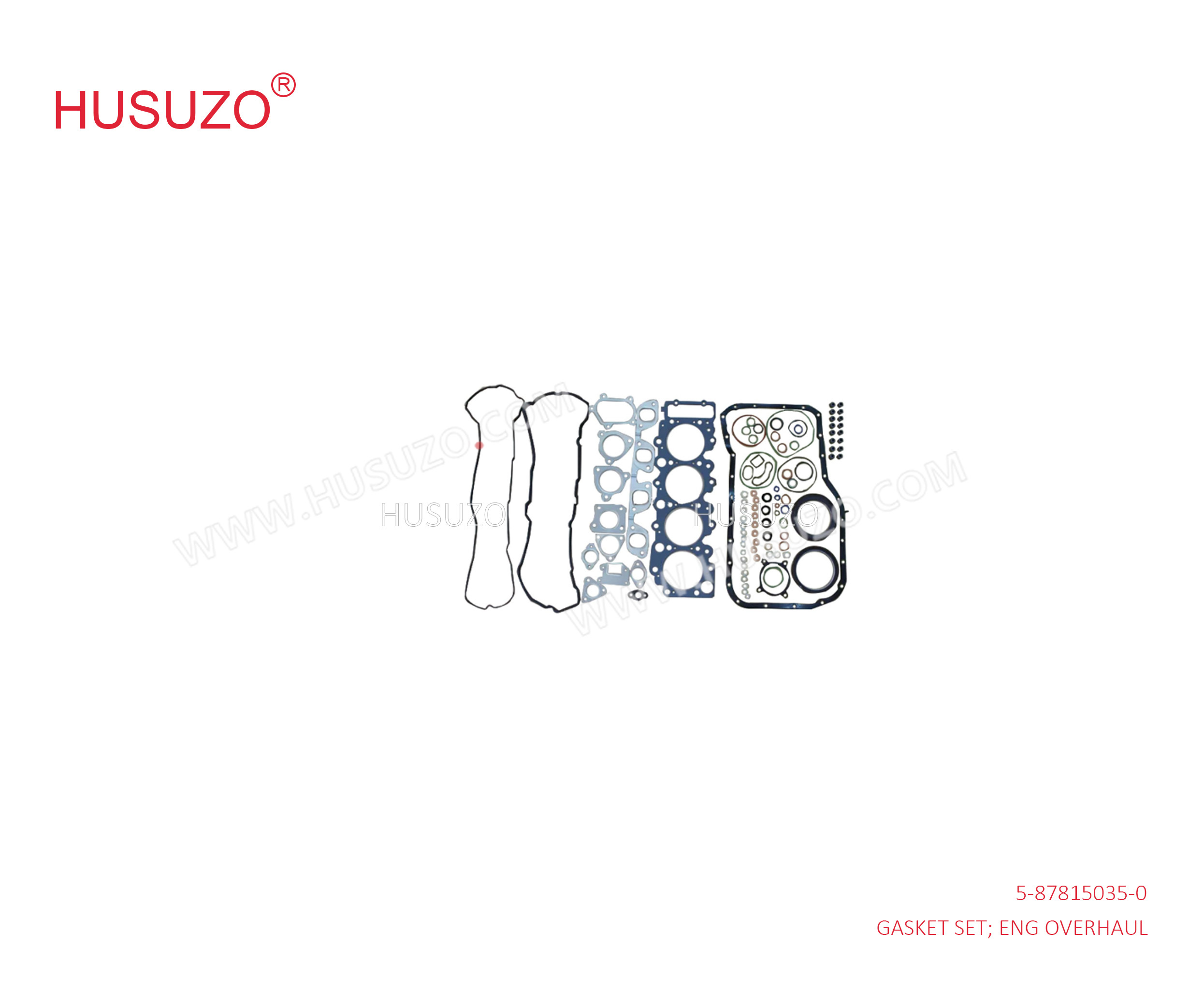 5-87815035-0 5-87815198-0 Engine Overhaul Gasket Set For Isuzu NPR75 700P 4HK1-T