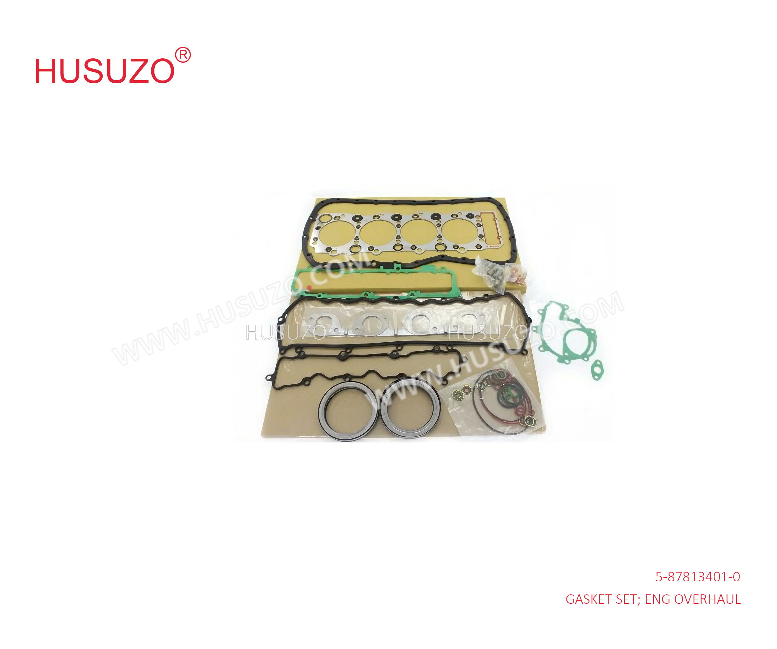 5-87813401-0 5-87814433-1 Engine Overhaul Gasket Set 5878134010 5878144331 Suitable for ISUZU  4HE1