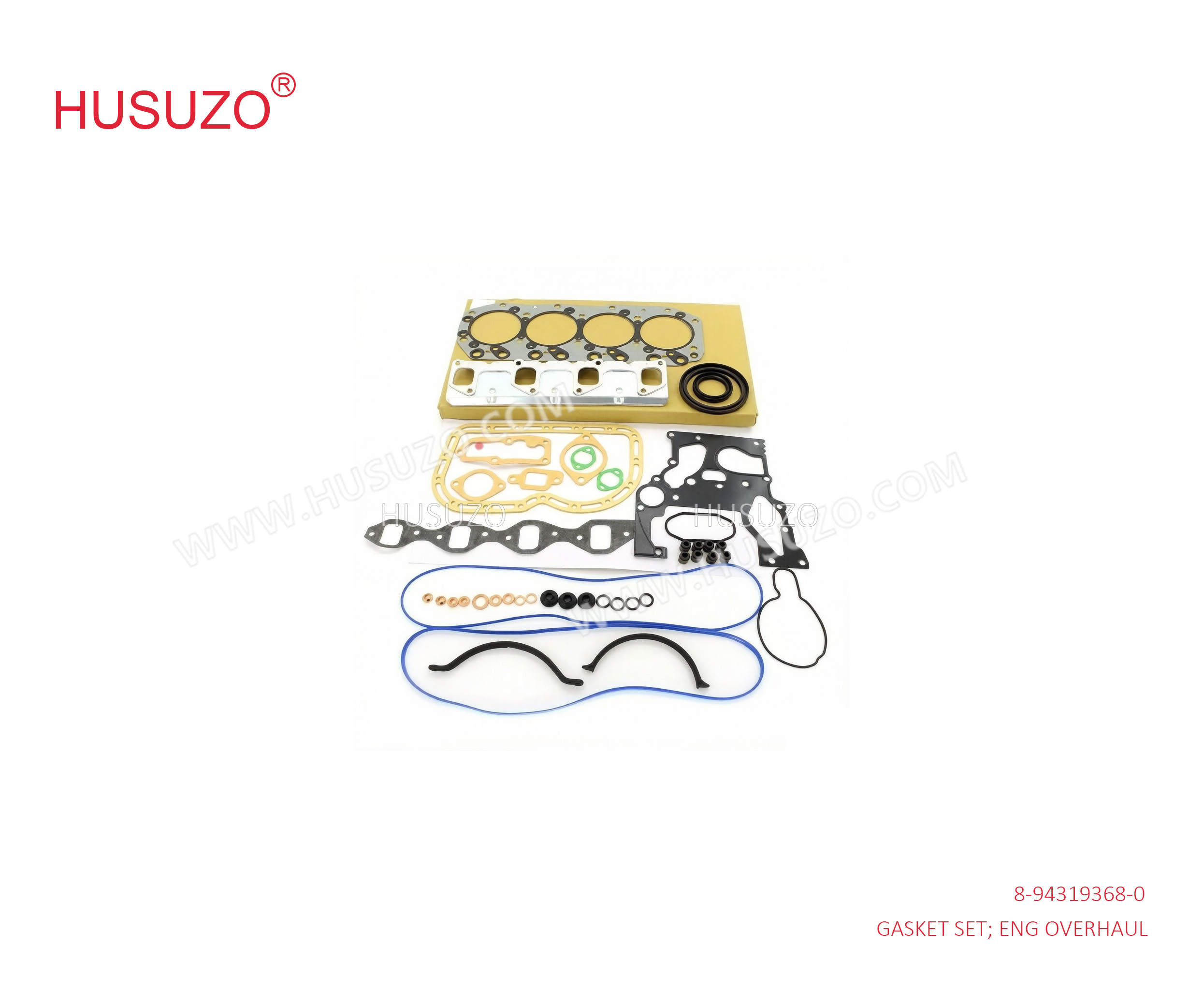 8-94319368-0 5-87812892-0 Engine Overhaul Gasket Set 8943193680 5878128920 Suitable for ISUZU 4JB1