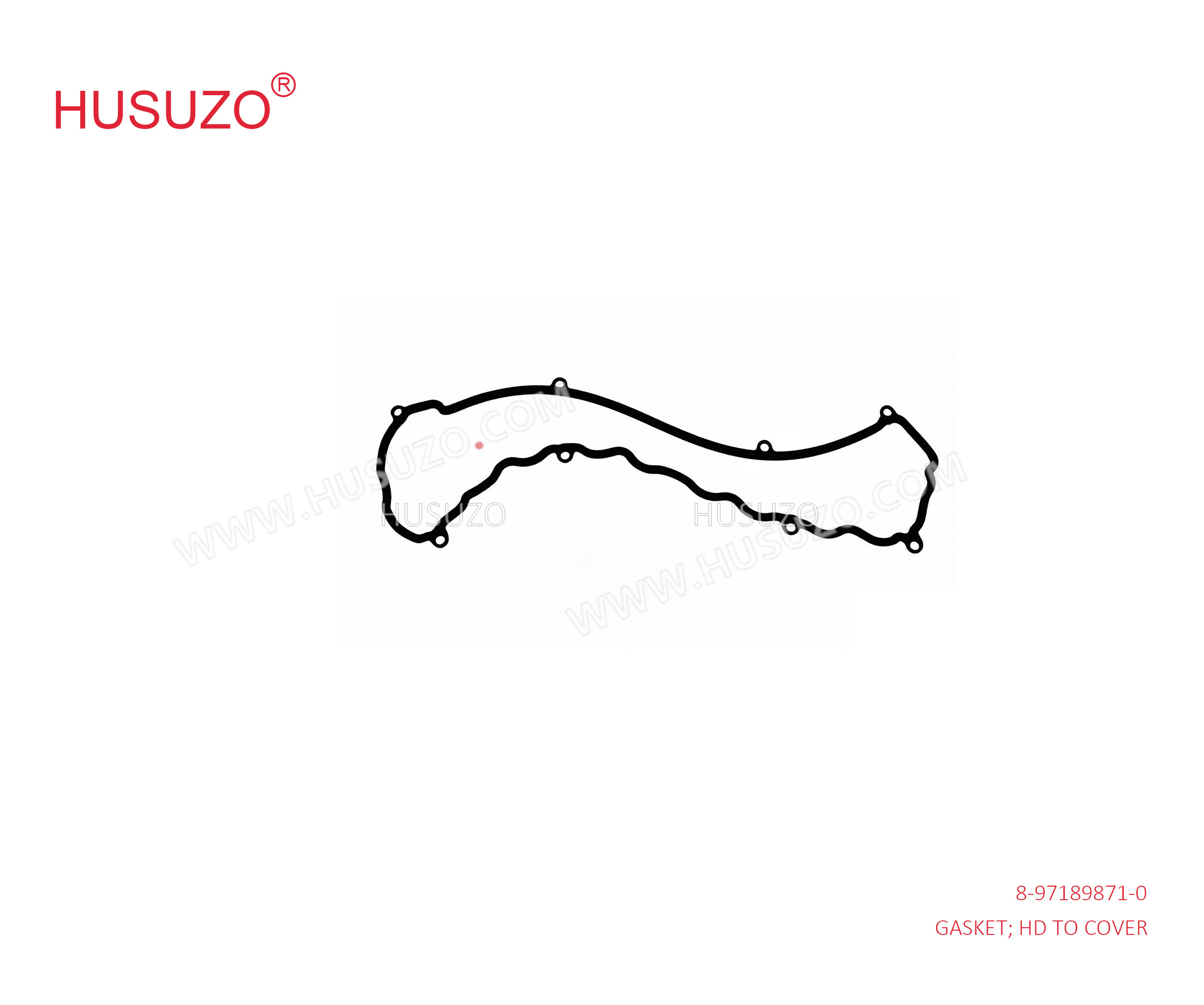 8-97189871-0 Joint de couvercle de culasse 8971898710 pour ISUZU 4HF1 (8 trous)