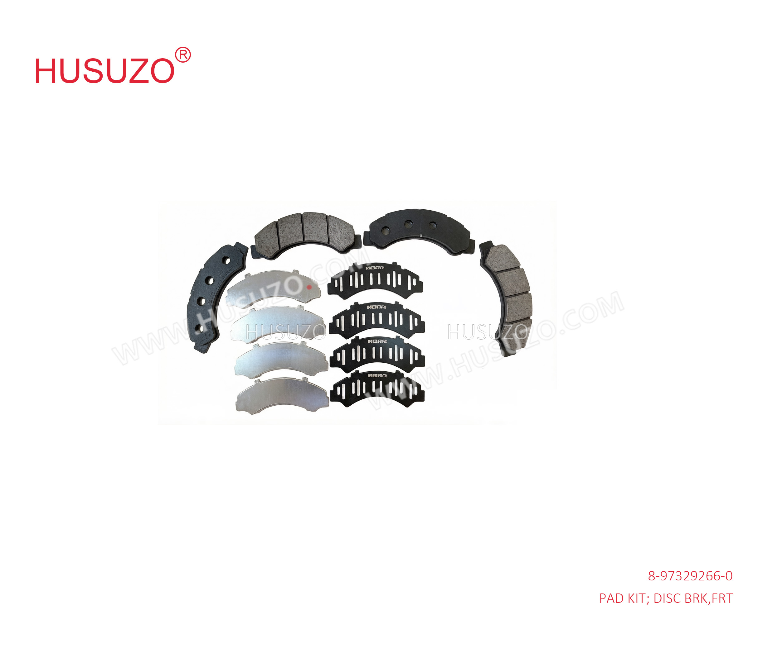 ISUZU NQR 4HK1 8-97329266-0 8973292660  Front Disc Brake Caliper Pad Kit