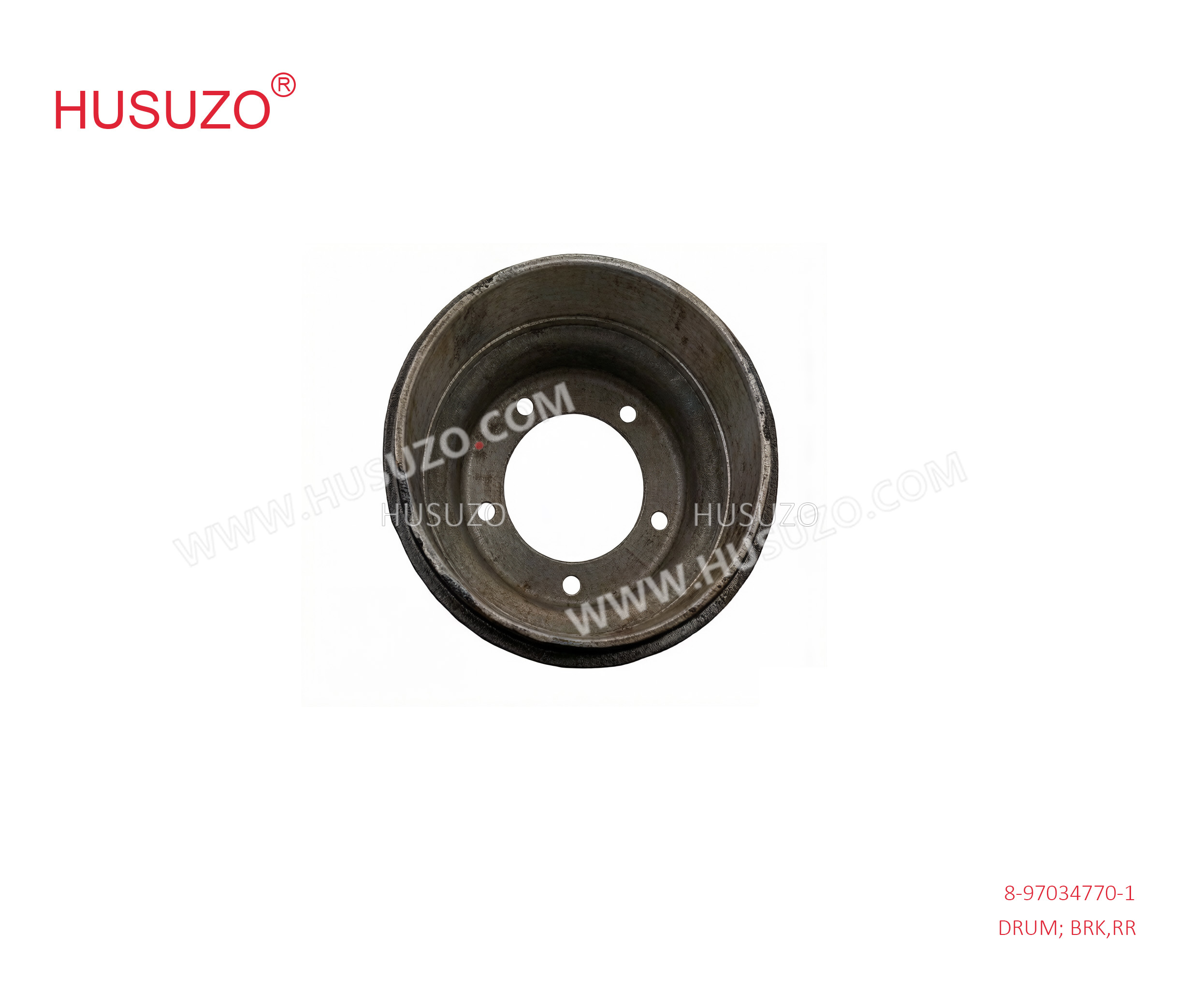 8-97034770-1  Rear Brake Drum 8970347701  for ISUZU NPR66 4HF1