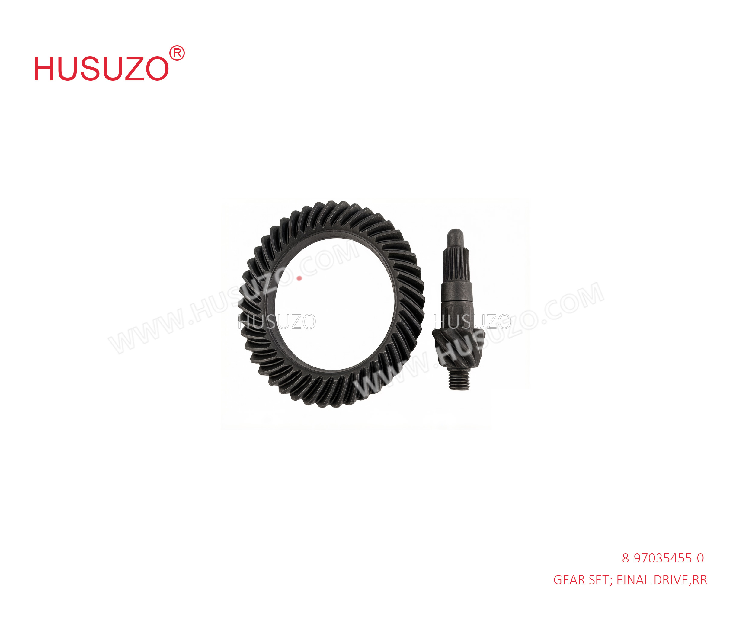 8-97035455-0 8970354550 Final Drive Gear Set For ISUZU 4HF1 NPR66