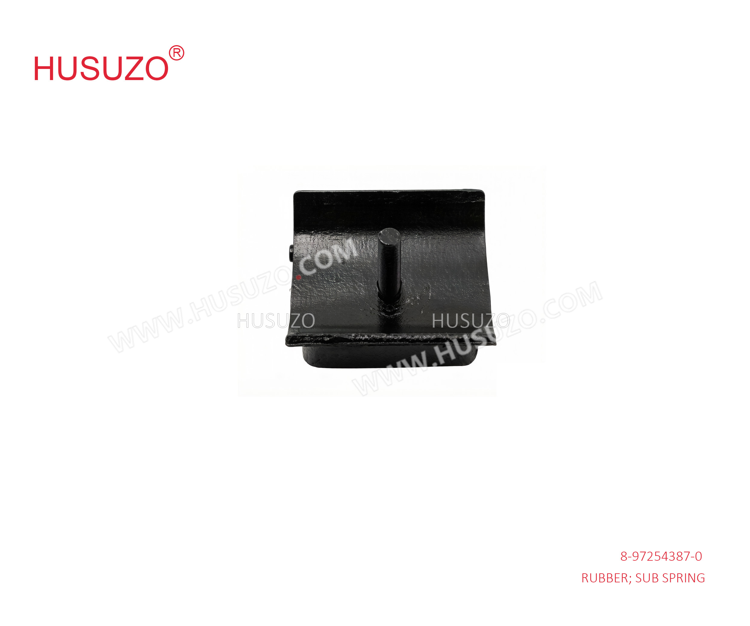 8-97254387-0 Truck Chassis Parts Subsidiary Spring Rubber For ISUZU NPR 4BD1 8972543870