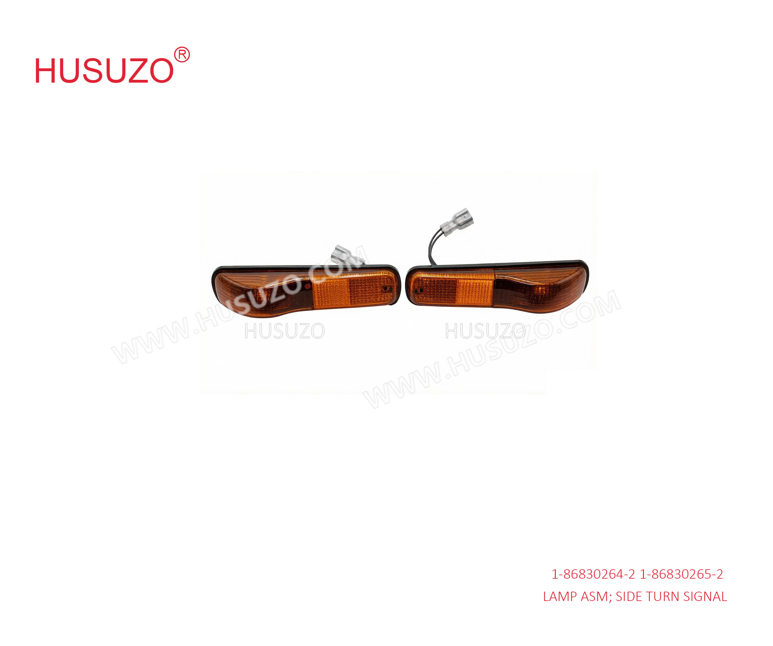 Isuzu FVR FSR Side Turn Signal Lamp Assembly  1868302642 1-86830265-2 1-86830264-2 1868302652