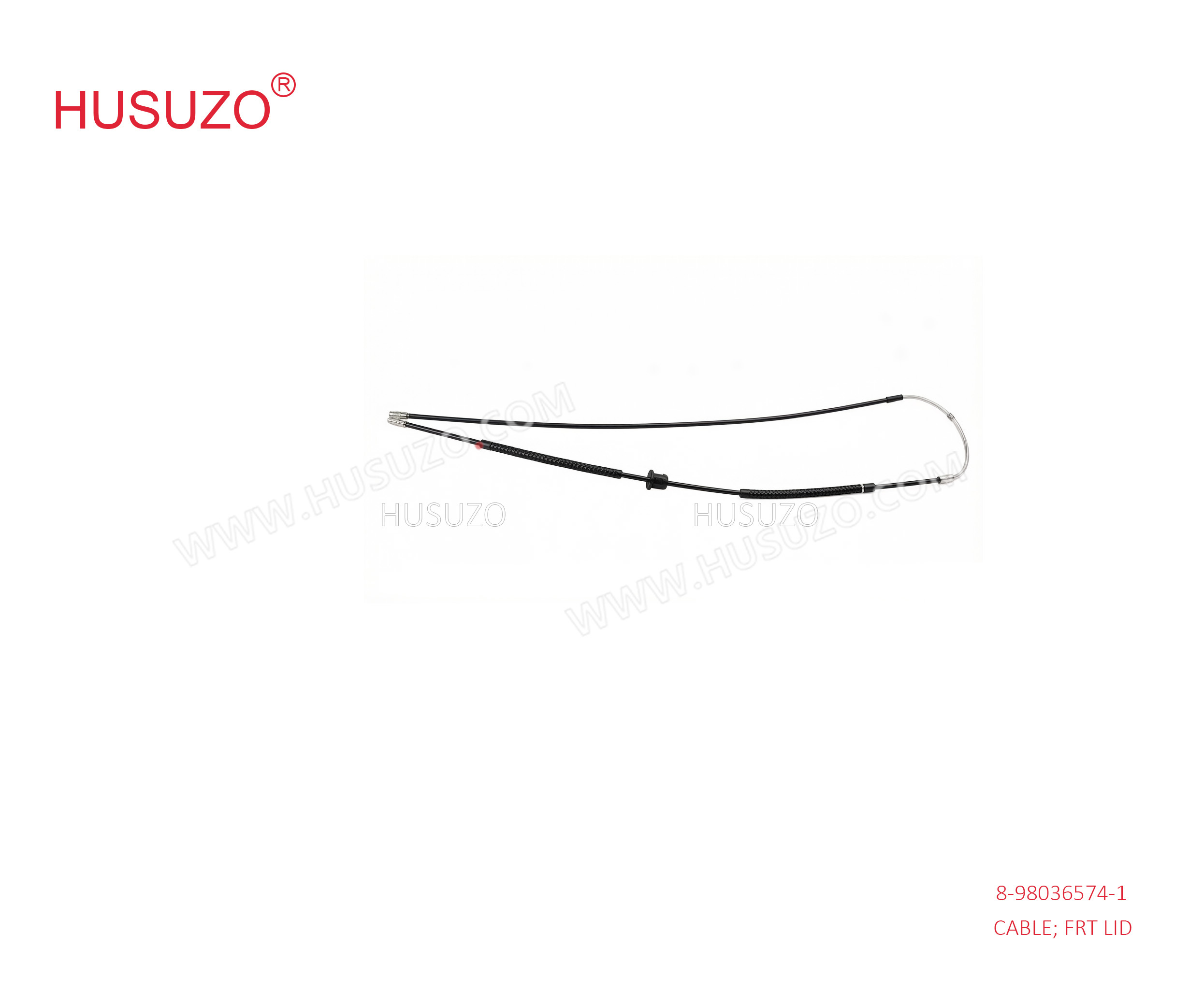 8980365741 8-98036574-1 Isuzu Body Parts Front Lid Cable for ISUZU VC46