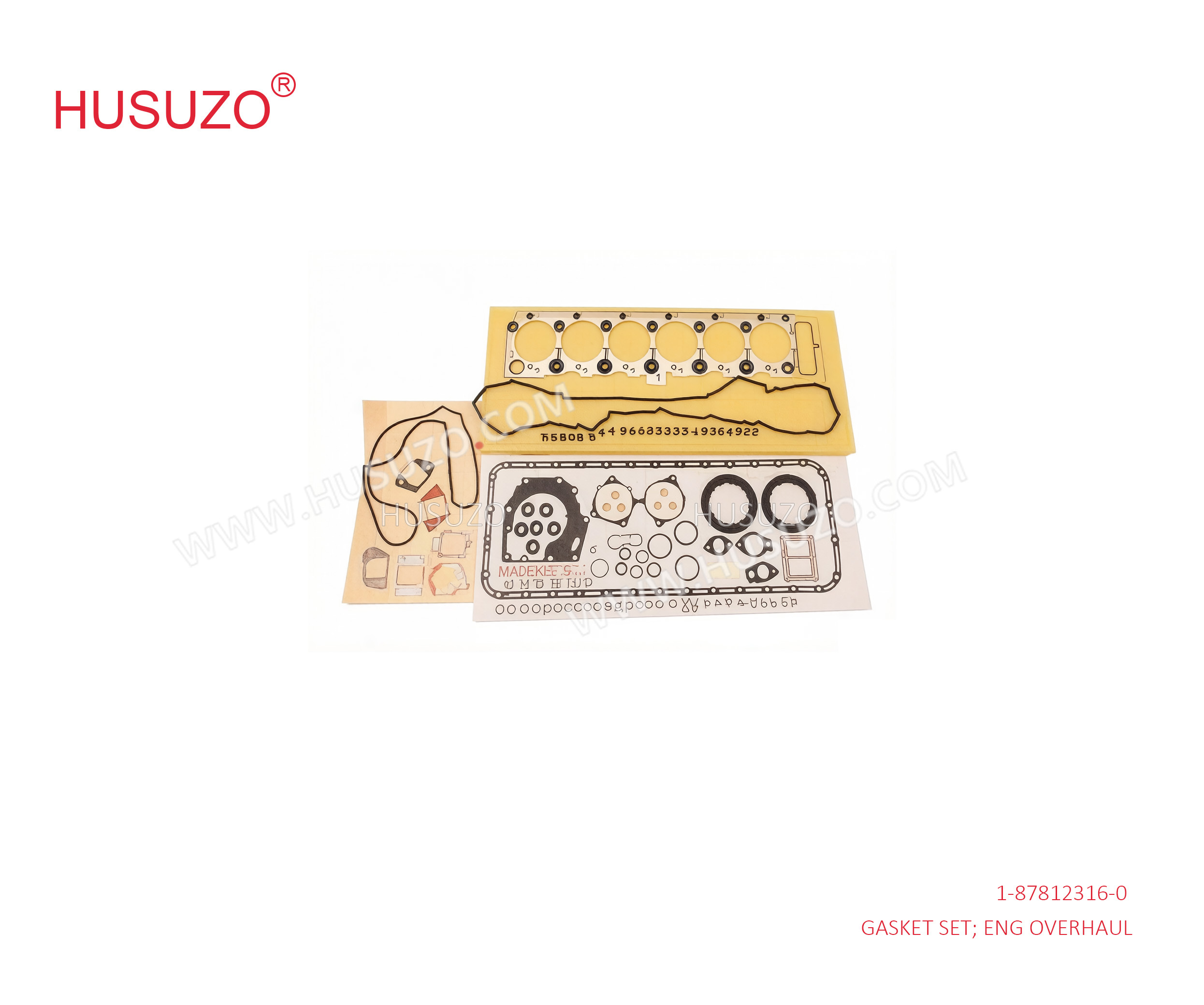 1-87812316-0 Engine Overhaul Gasket Set Suitable for ISUZU 6HK1 1878123160
