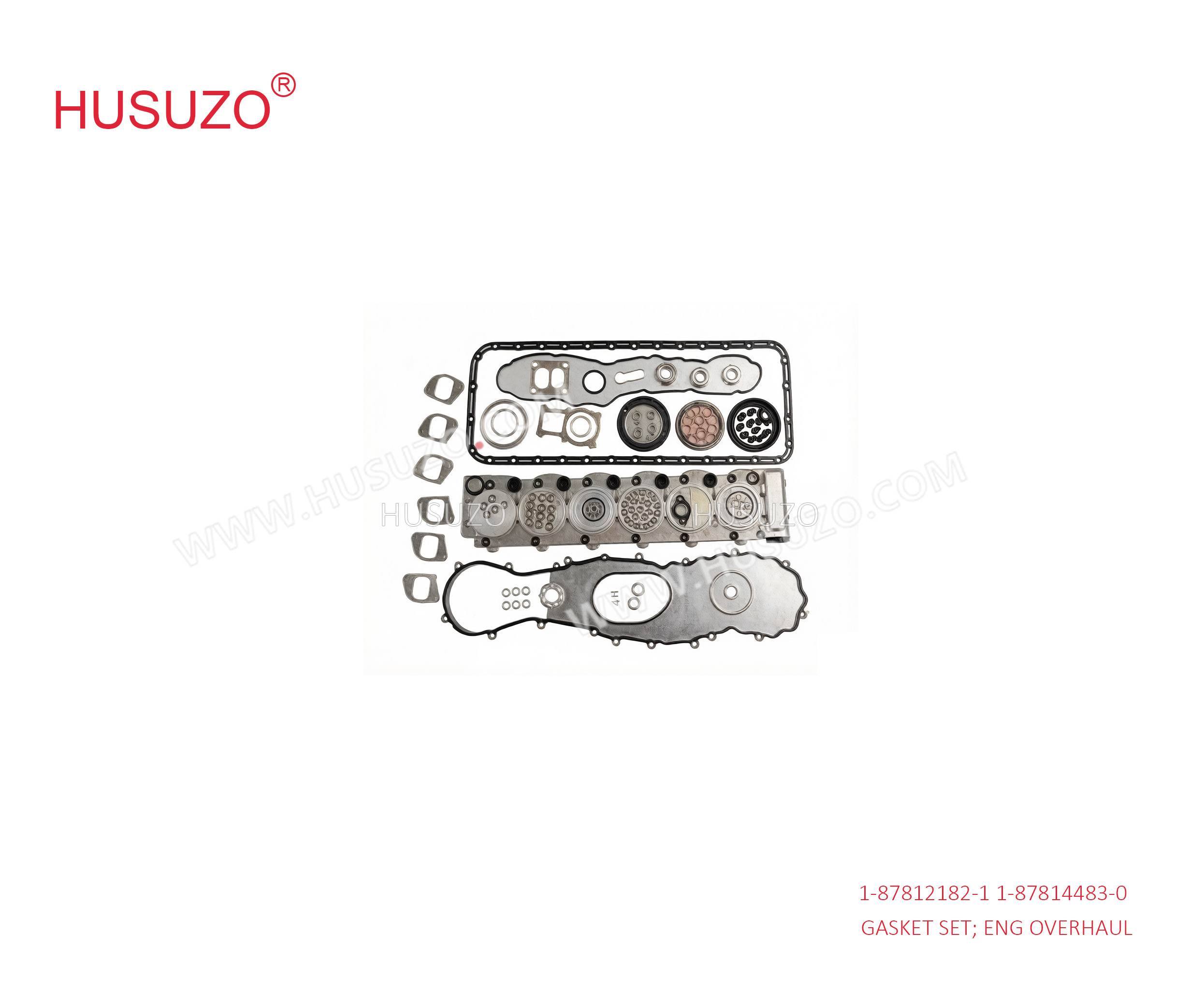 1-87812182-1 1-87814483-0 Engine Overhaul Gasket Set 1878121821 1878144830 for ISUZU LT132 6HE1T