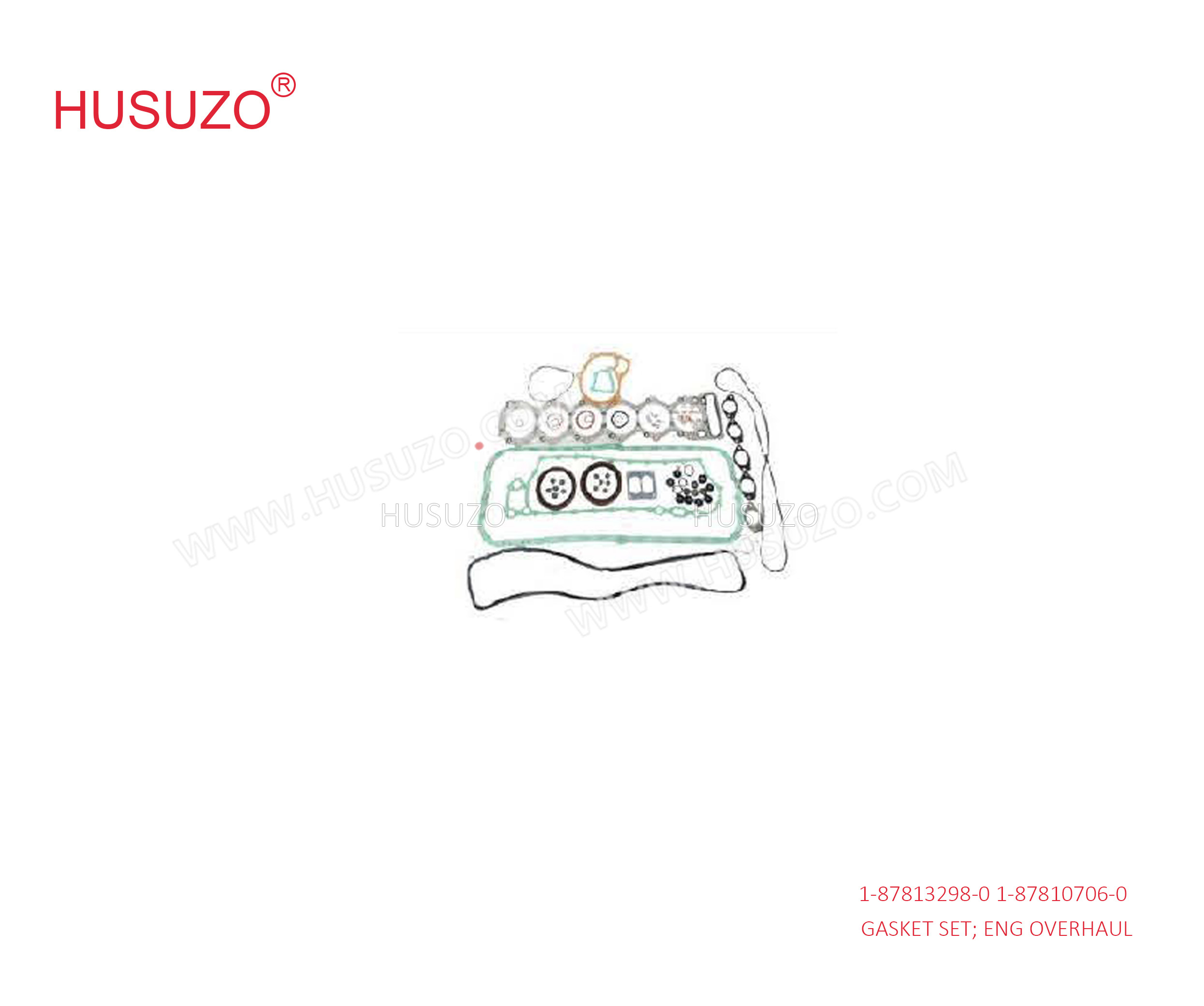 ISUZU 6SD1 Engine Overhaul Gasket Set 1-87815618-0 1-87810706-0 1878156180 1878107060