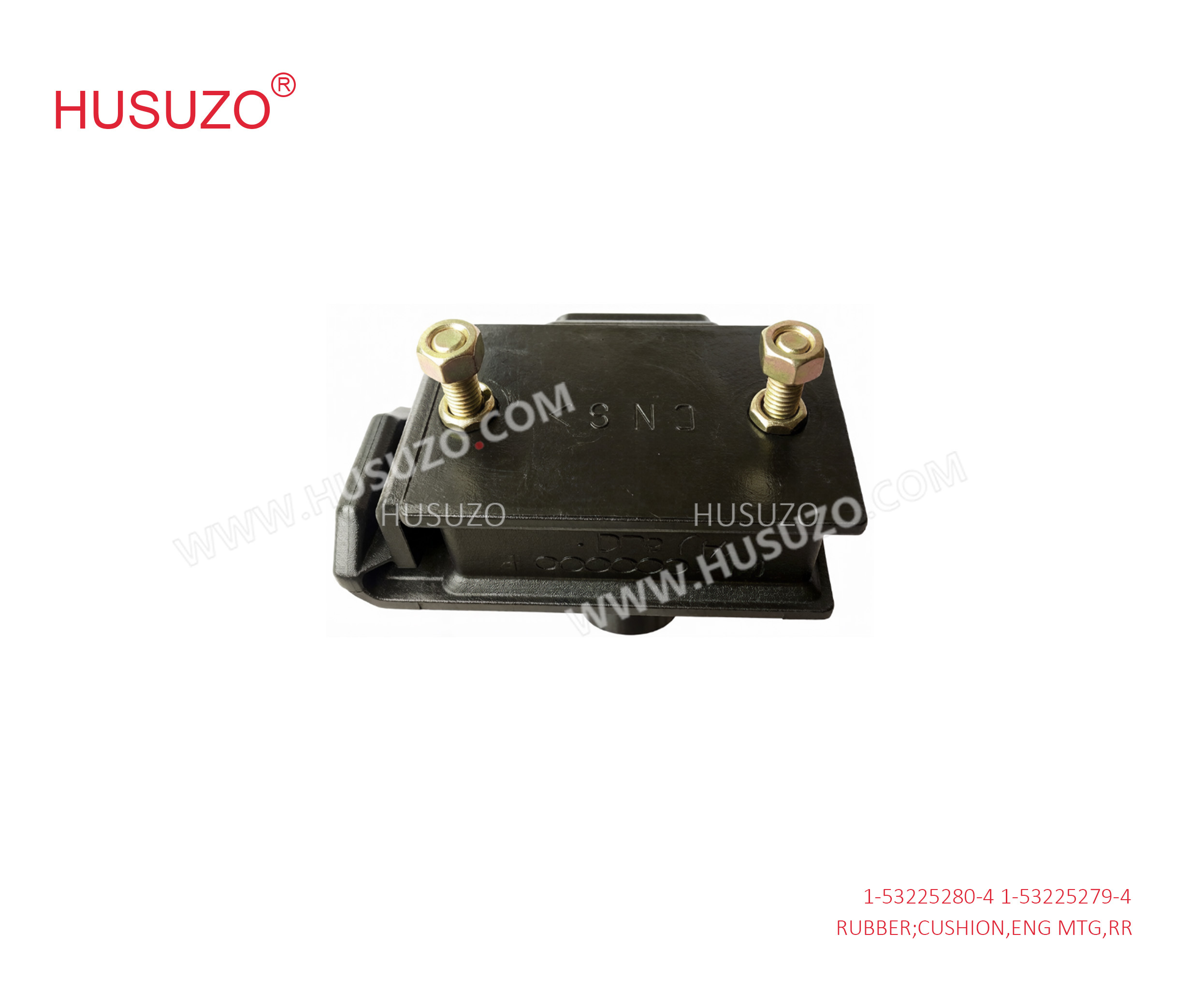 1-53225280-4  1-53225279-4 Isuzu FVR Parts FVR23 6SD1 Black Rubber Cushion 1532252804 1532252794