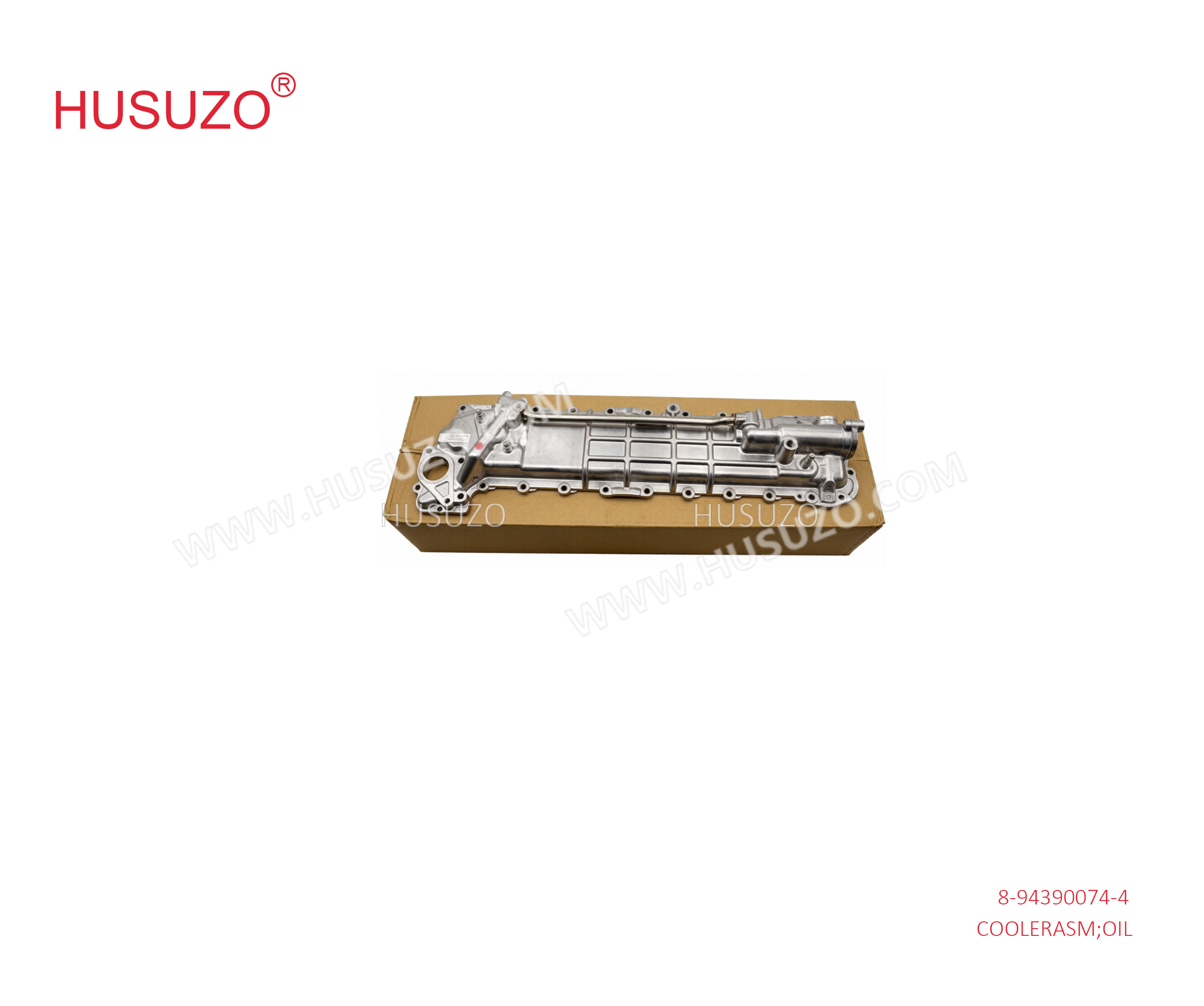 OEM Isuzu Engine Parts Oil Cooler Assembly for ISUZU FVR33 6HH1 8943900744 8-94390074-4