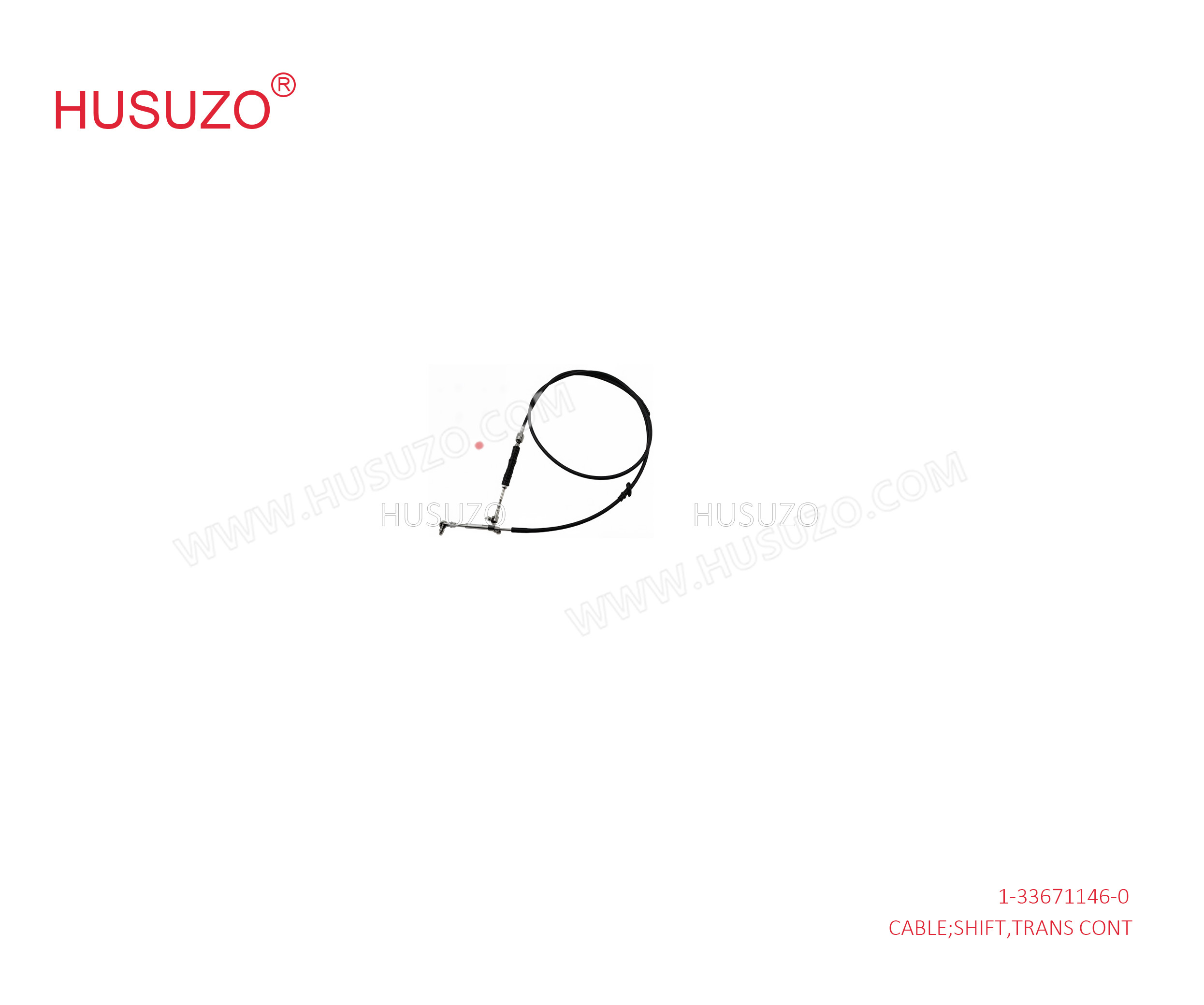 ISUZU FVR33 6HH1 MLD6 Transmission Control Shift Cable 1-33671146-0 1336711460