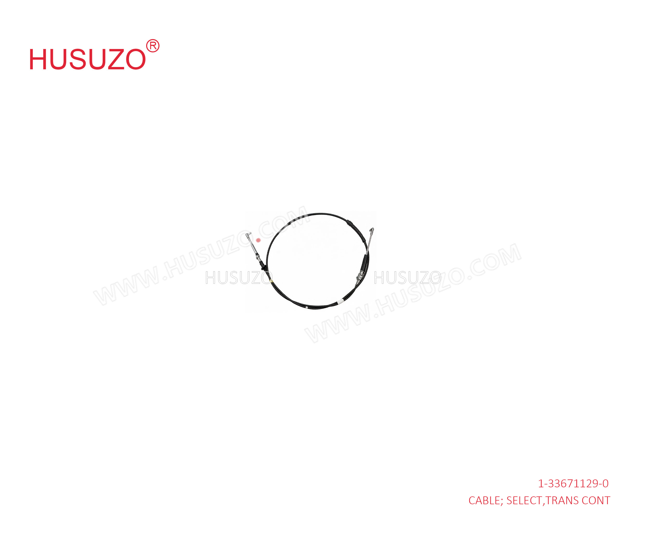 1-33671129-0 1336711290 Transmission Control Select Cable For ISUZU  MBJ6T1-33671129-0 1336711290 Transmission Control Select Cable For ISUZU  MBJ6T