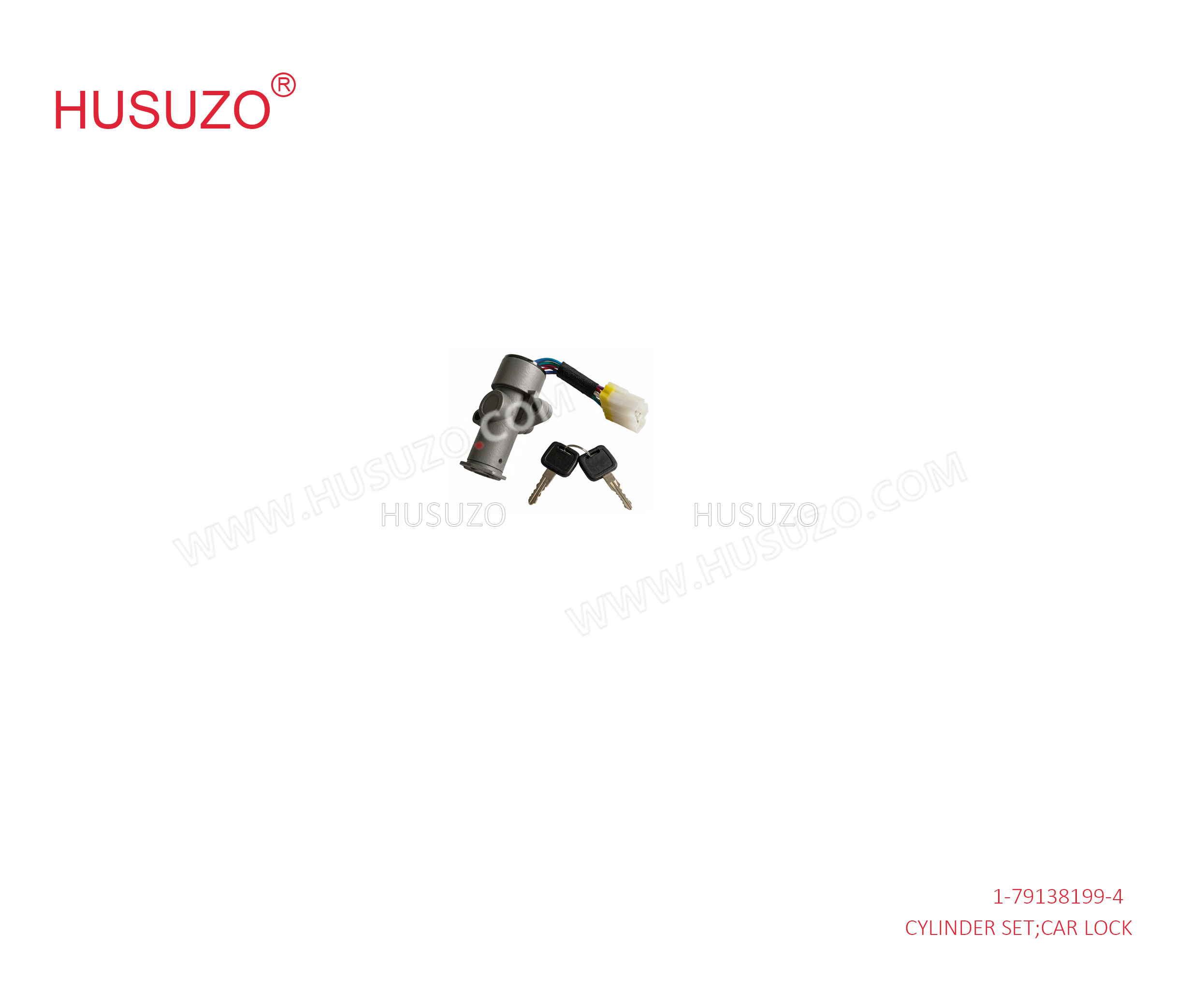 1-79138199-4 1791381994 Car Lock Cylinder Set Suitable for ISUZU CYZ51K 6WF1