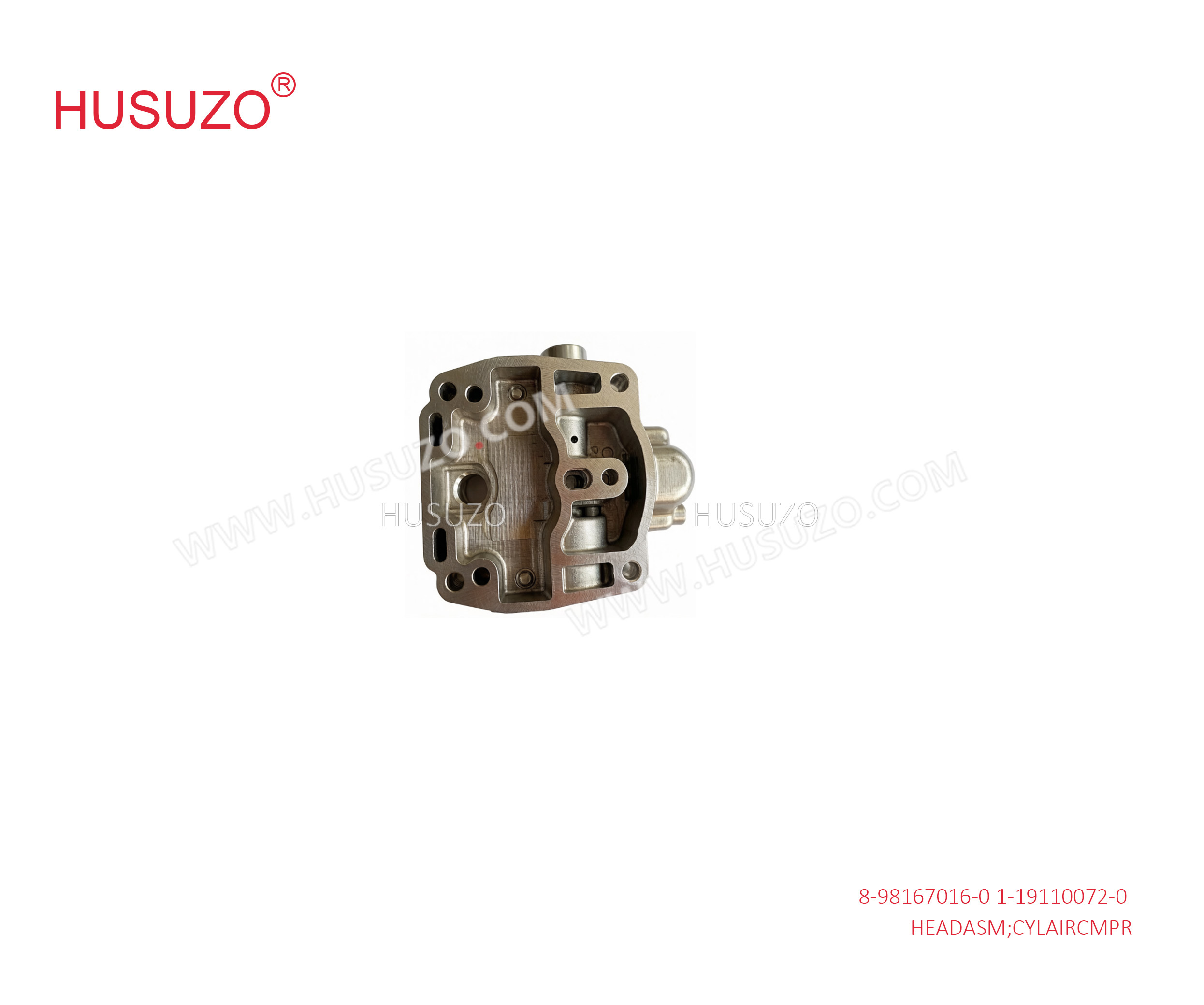 ISUZU CCYZ51K 6WF1 8-98167016-0 1-19110072-0 8981670160 1191100720 Air Compressor Cylinder Head Assembly