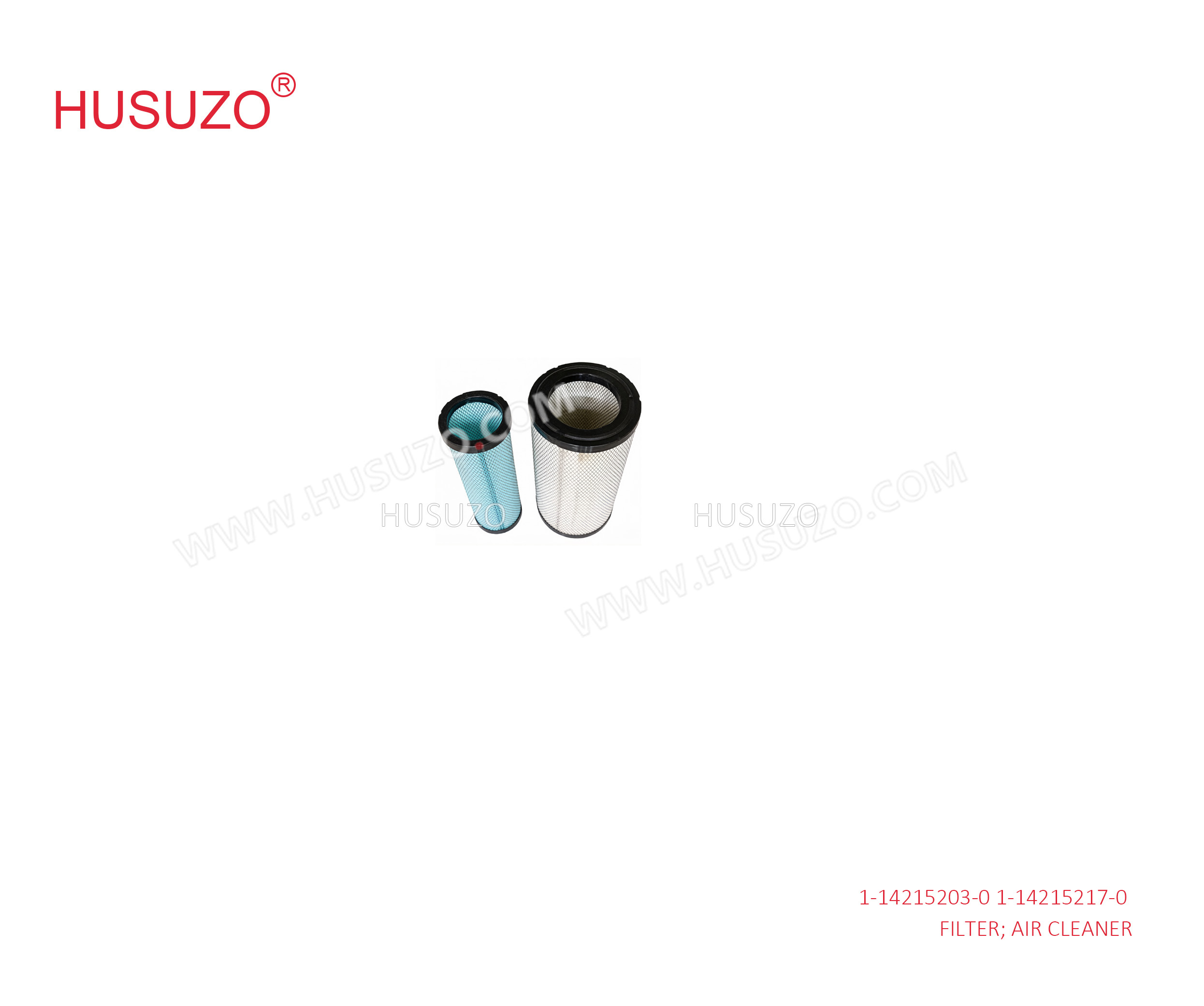 1142152030 1-14215203-0 1142152170 1-14215217-0 Air Cleaner Filter Isuzu CXZ Parts Isuzu CY251 6WF1