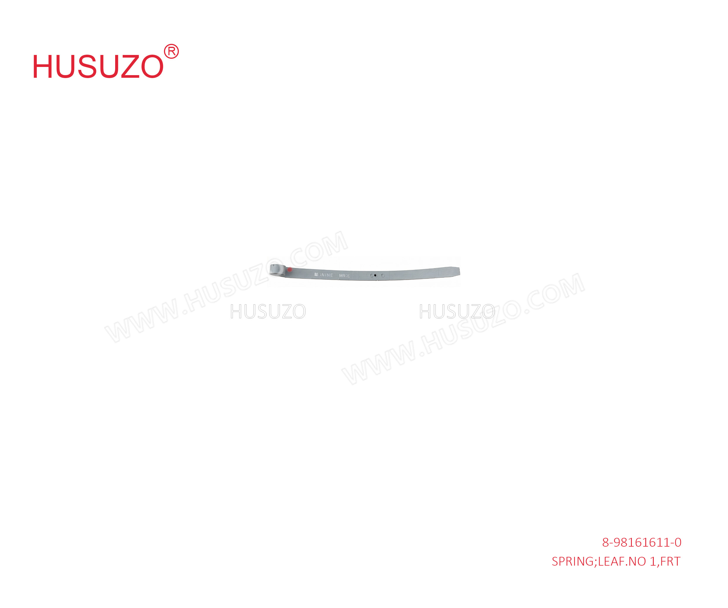 8-98161611-1 Front No.2 Leaf Spring 8981616111 For ISUZU CYZ526WG1