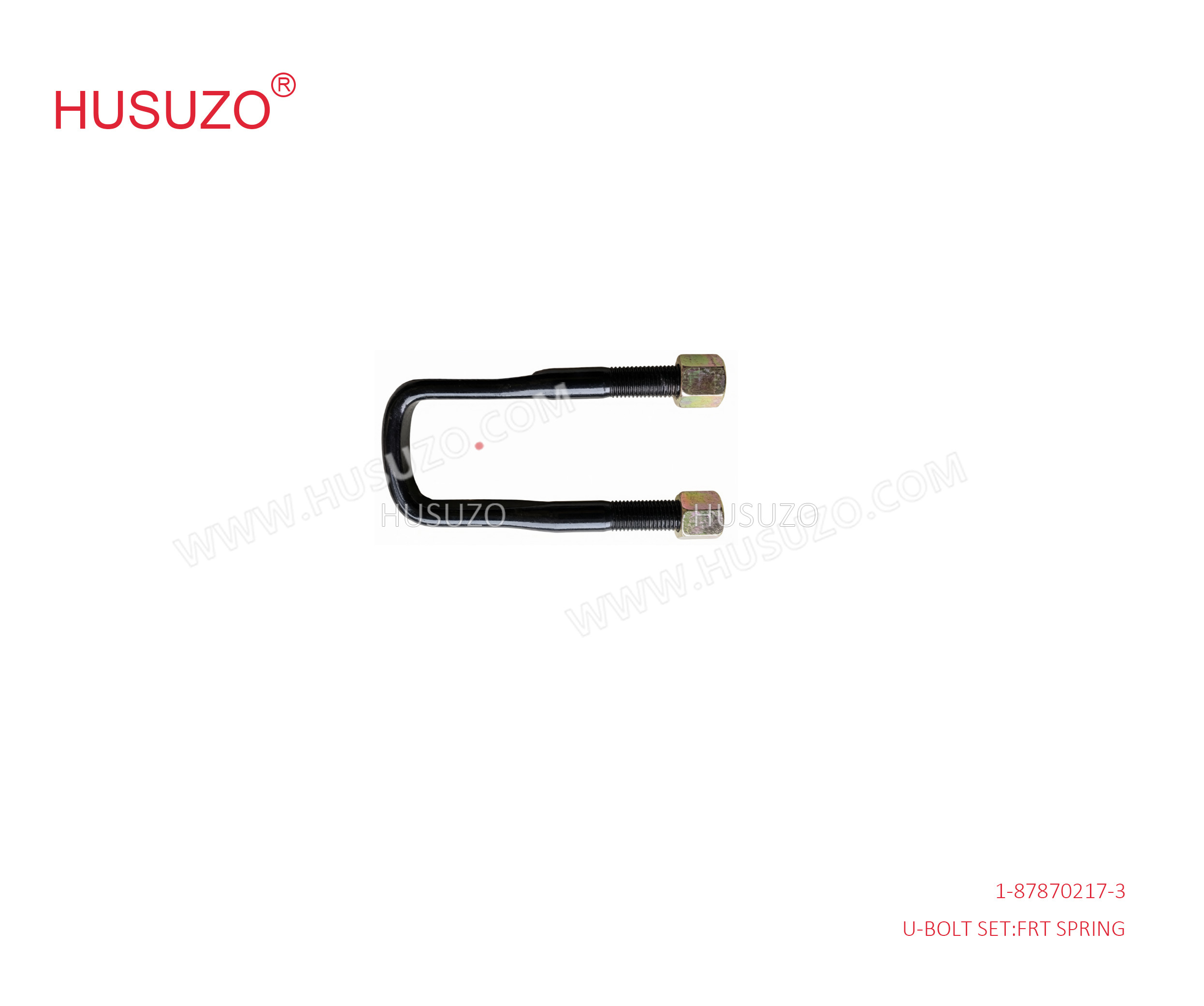 1-87870217-3 1878702173 Isuzu CXZ Parts Front Spring U - Bolt Set For CYZ51 6WG1