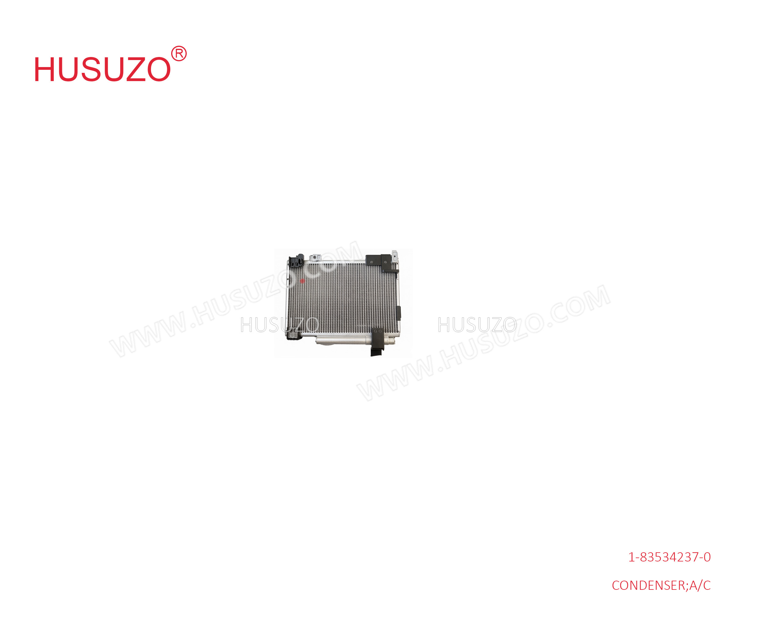 1-83534237-0 ISUZU CYZ51K6WF1 के लिए कंडेनसर विधानसभा 1835342370