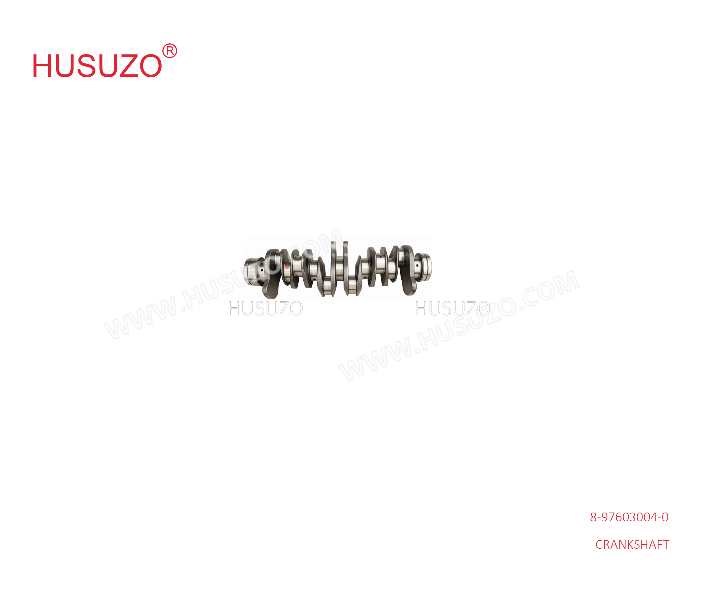 8-97603004-0 8976030040 Forged Steel Crankshaft For ISUZU 6HK1