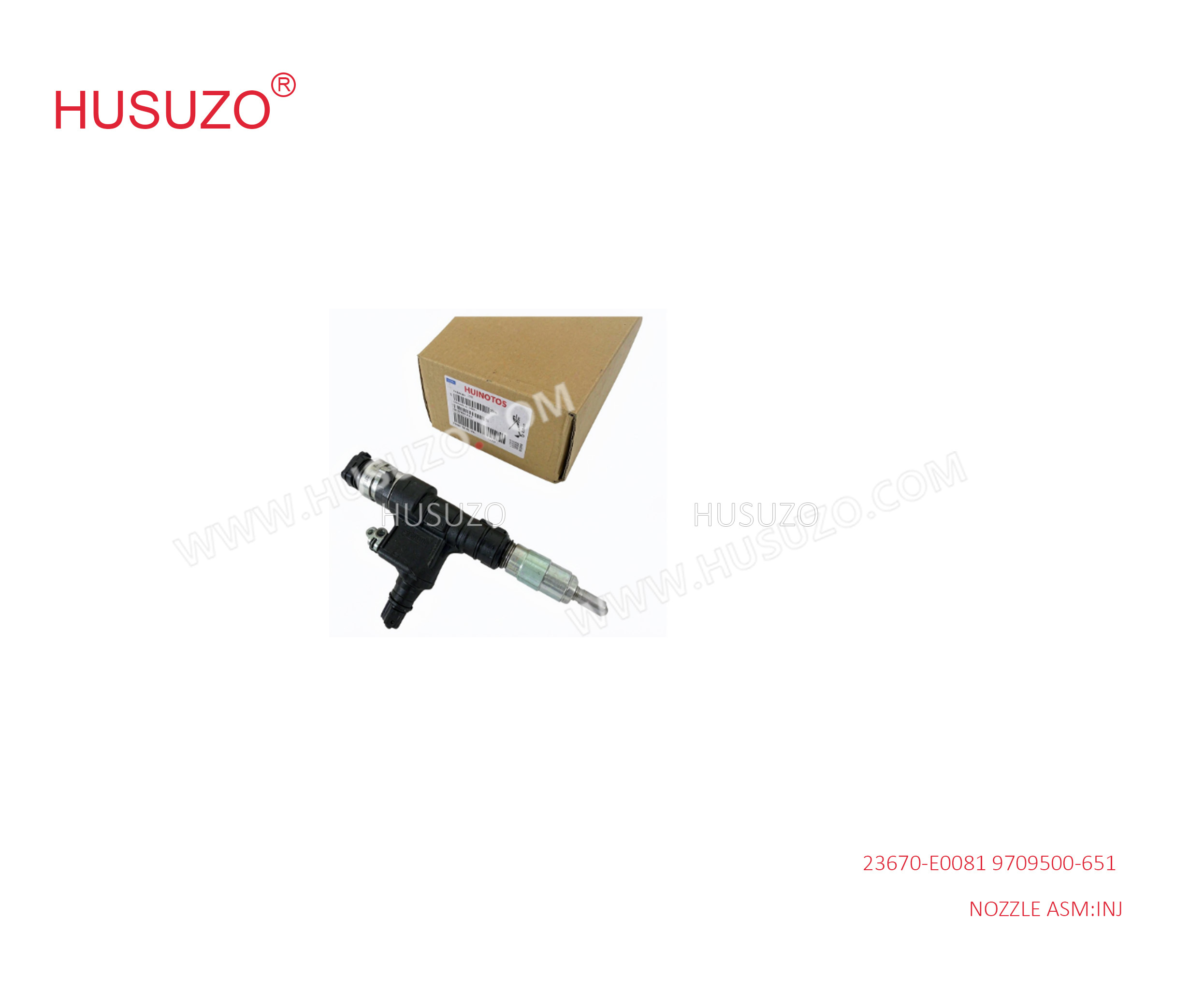 23670-E0081   Nozzle Asm Isuzu Injector Nozzle 9709500-651 For HINO