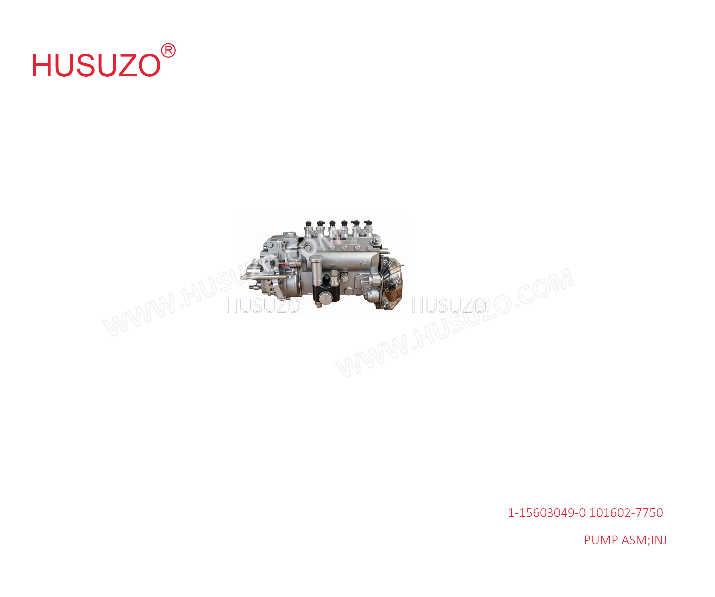 Zexel 101602-7750 Isuzu Auto Parts Injector Pump Steel 1156030490 1-15603049-0