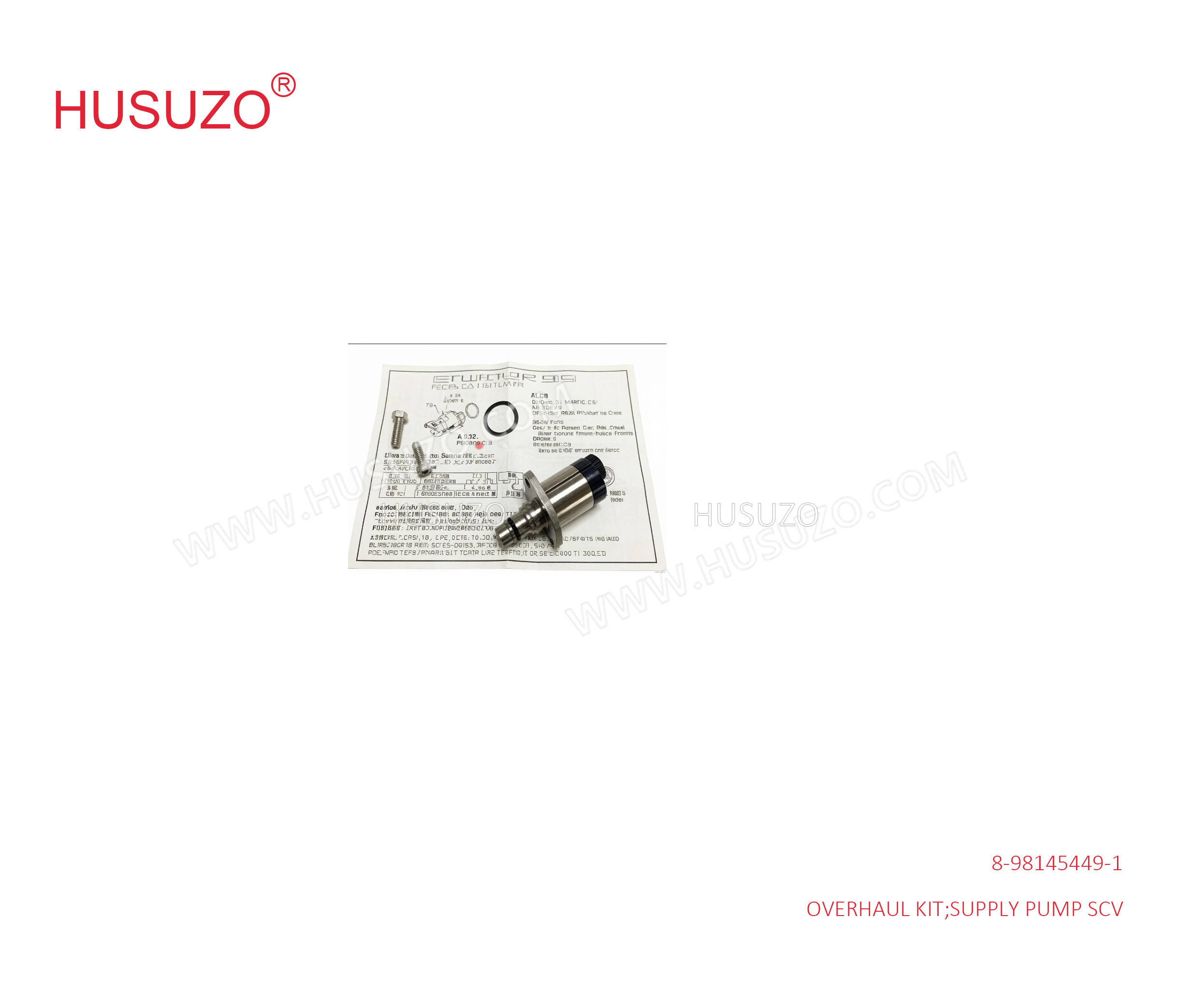 8-98145449-1 Supply Pump Overhaul Kit 8981454491 for ISUZU FRRFTR6HK1