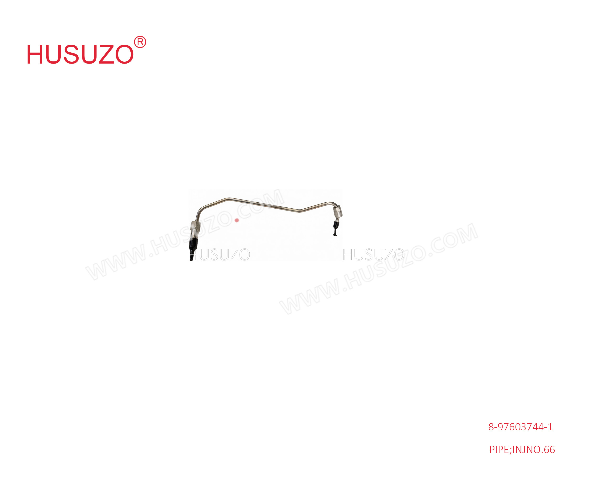 8-97603744-1 8976037441 Isuzu CXZ Parts NO.6 Injection Pipe suitable for ISUZU 60Z1