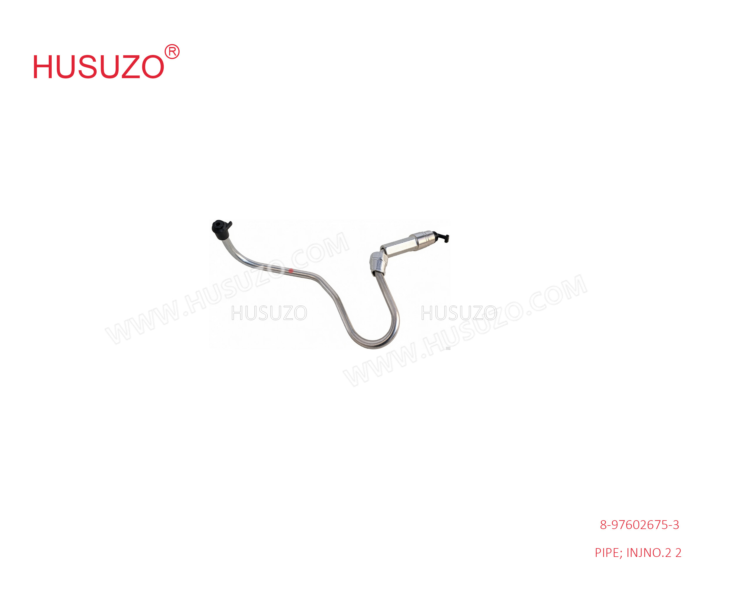 8976026753 8-97602675-3 Isuzu Engine Parts No 1 Injector Pipe For Isuzu  6HK1 Engine