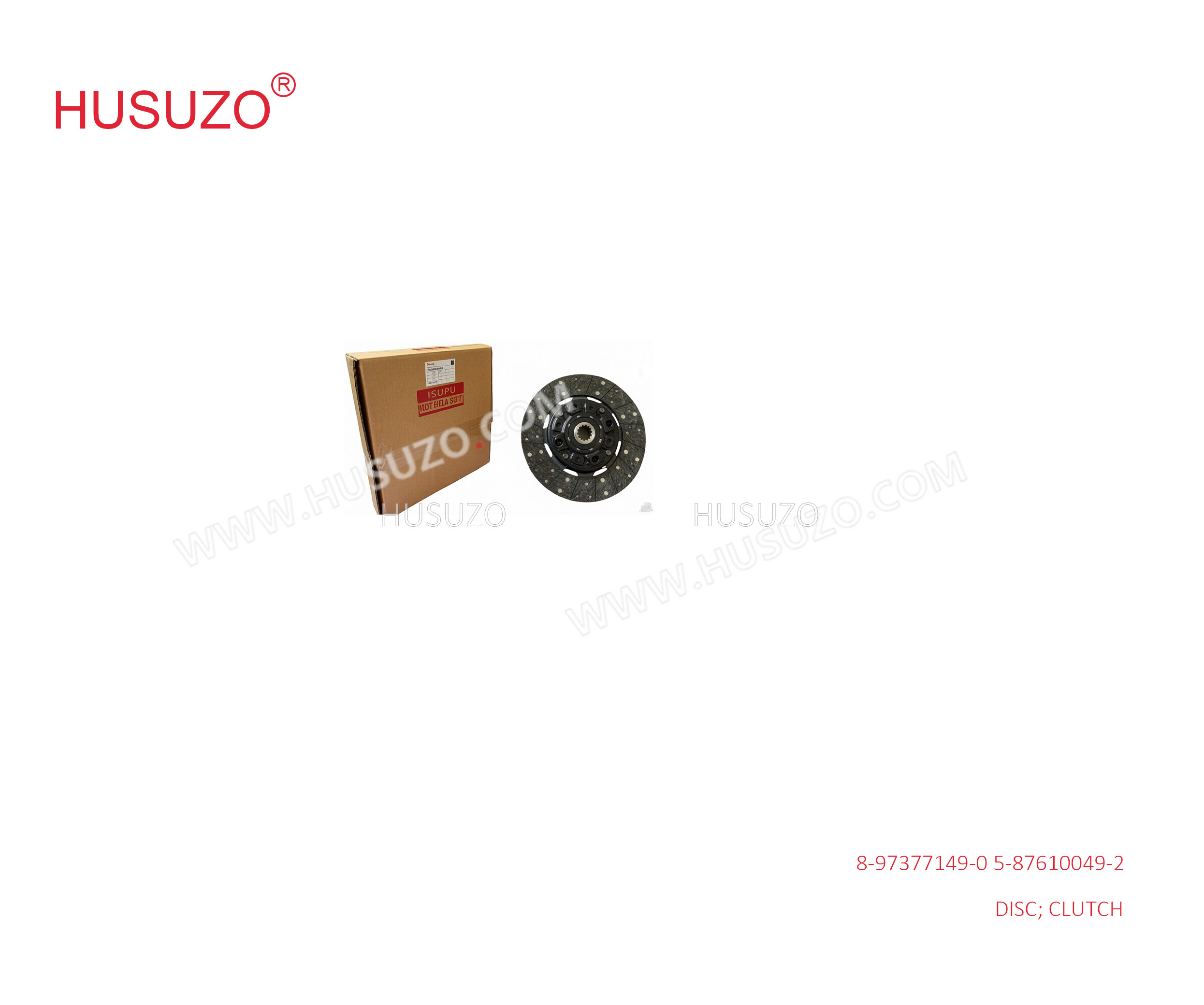 Nkr77 4JH1T Nkr66 4HF1 Isuzu Truck Clutch Disc Parts OEM 8973771490 8-97377149-0 5-87610049-2 5876100492