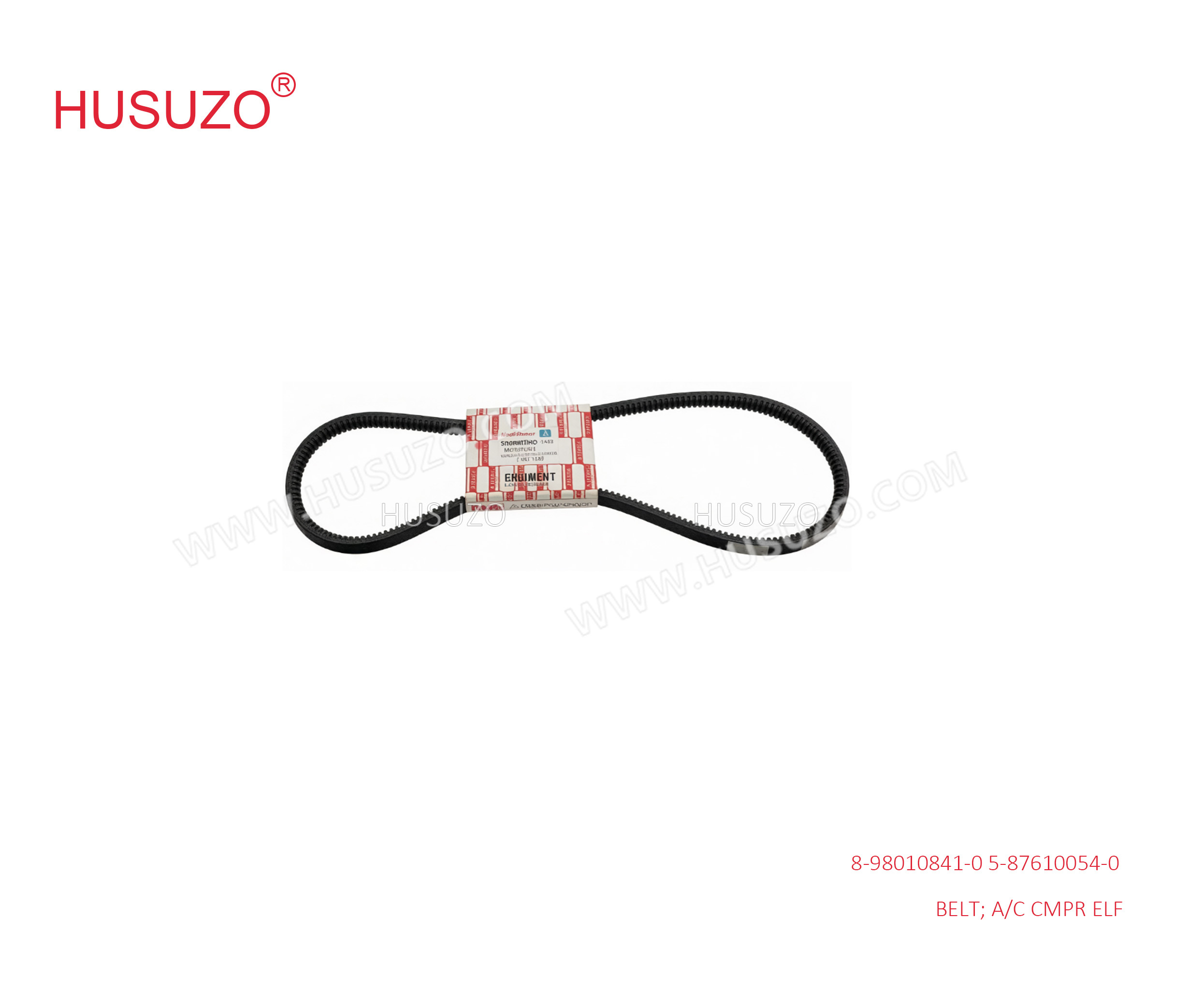 8980108410 8-98010841-0 5-87610054-0 5876100540 Isuzu Body Parts Air Cleaning Compressor Belt For ELF 700P 4HK1