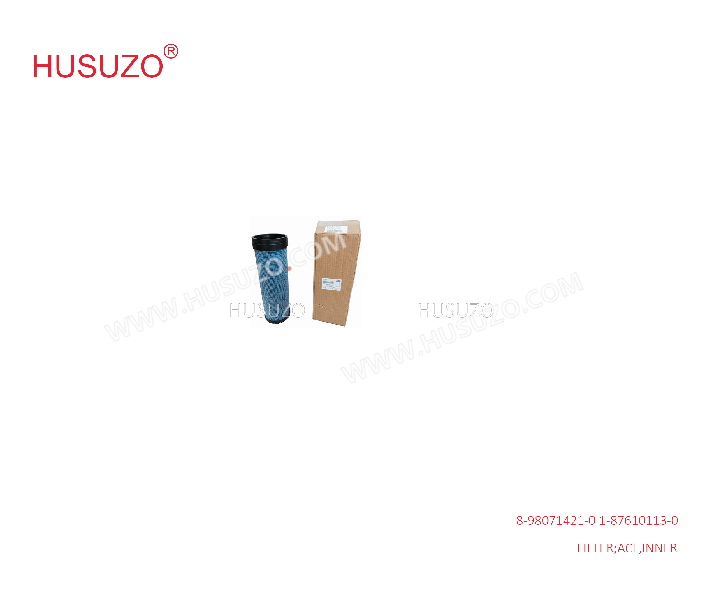 8-98071422-0 1-87610114-0 Inner Air Cleaner Filter for ISUZU FRR90 FVR34 4HK1 6HK1 8980714220 1876101140