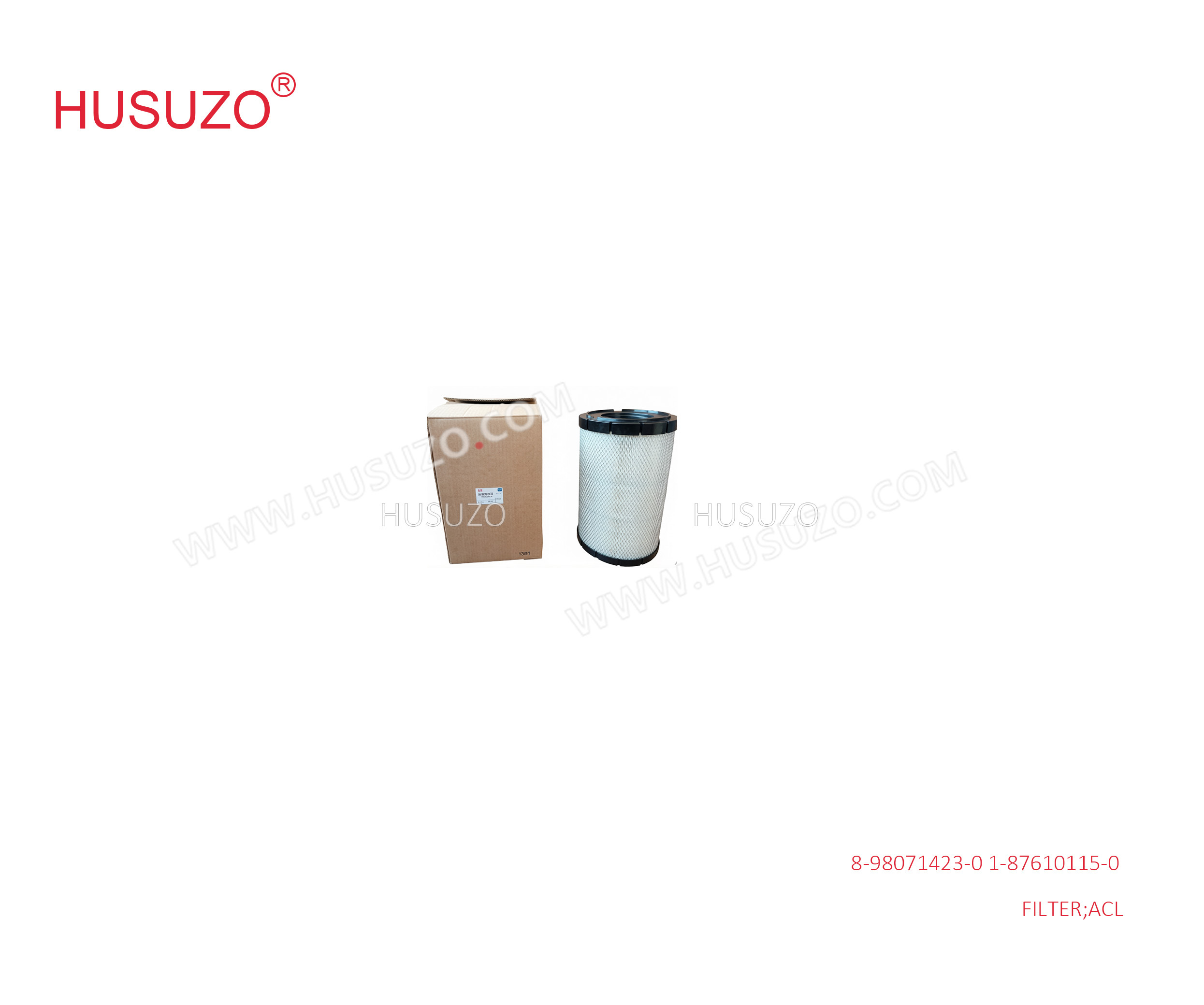 1-87610115-0 8-98071423-0 Air Clean Filter 1876101150 8980714230 for ISUZU FVM GVR 6HK1