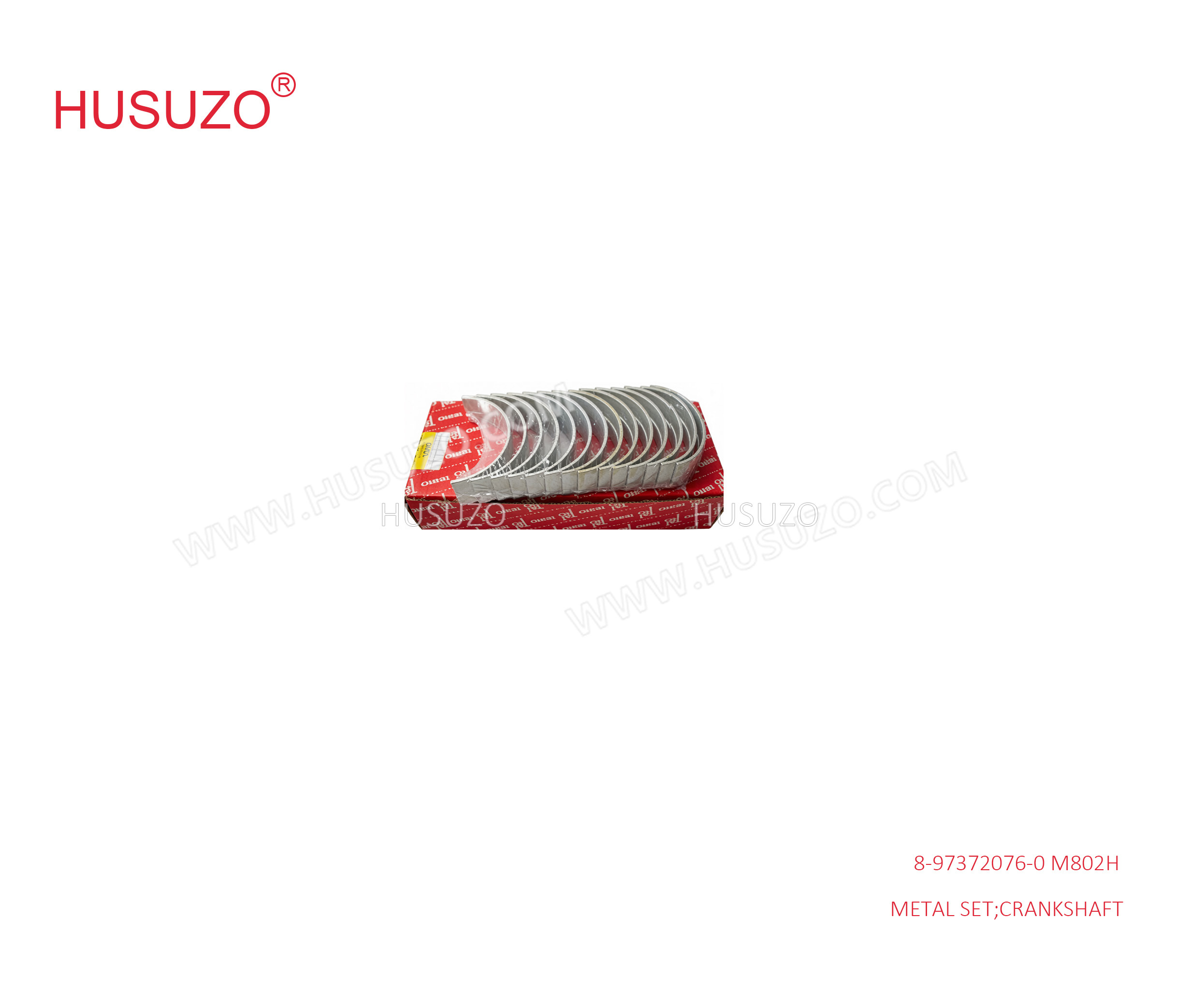 8-97372076-1 M802H Standard Crankshaft Metal Set 8973720761 For ISUZU ELF 6HK1 6HE16HH1