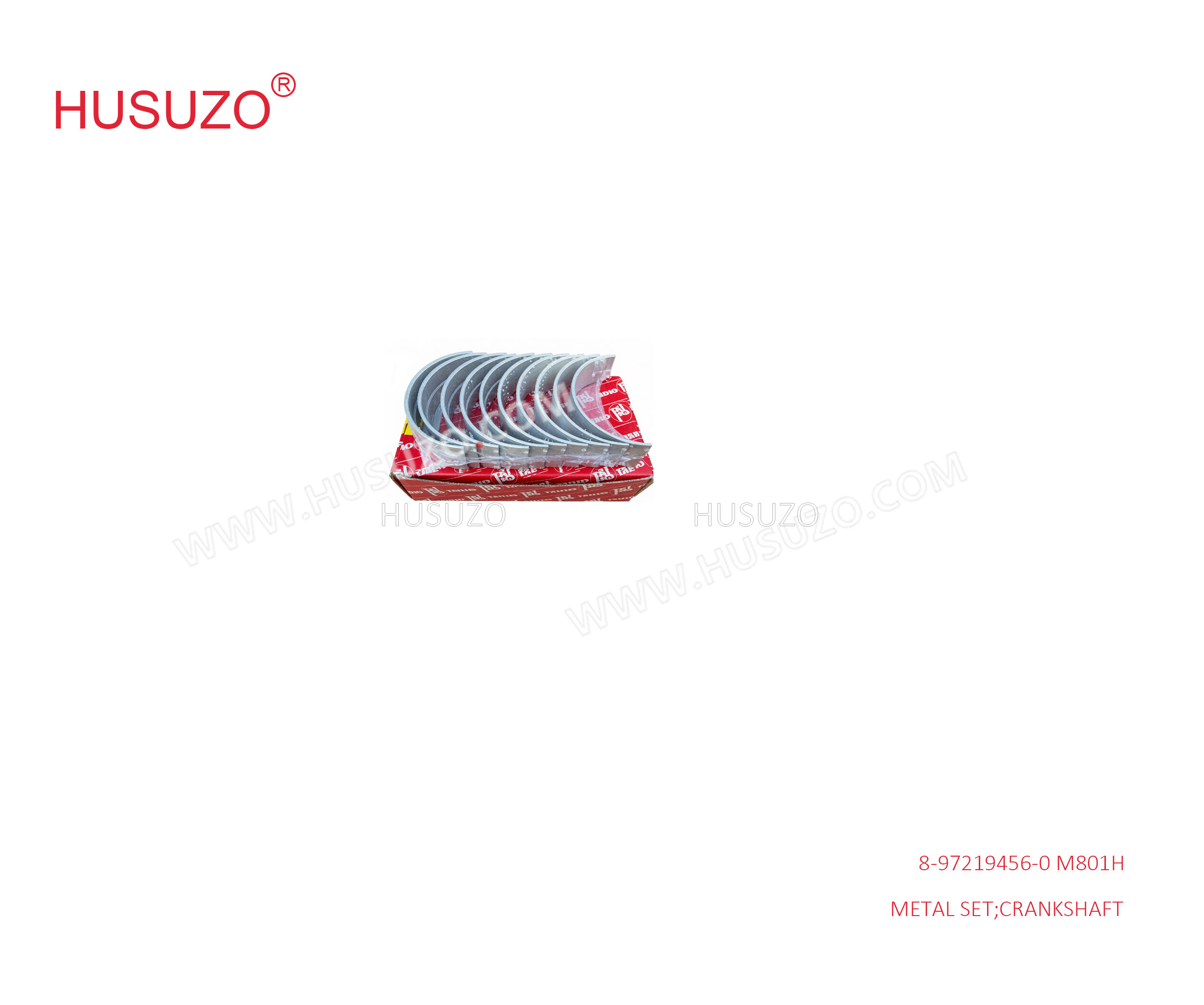 8-97219456-0 8972194560 M801H Crankshaft Metal Set Suitable for ISUZU  4HK1 4HF14HG1 oem isuzu parts