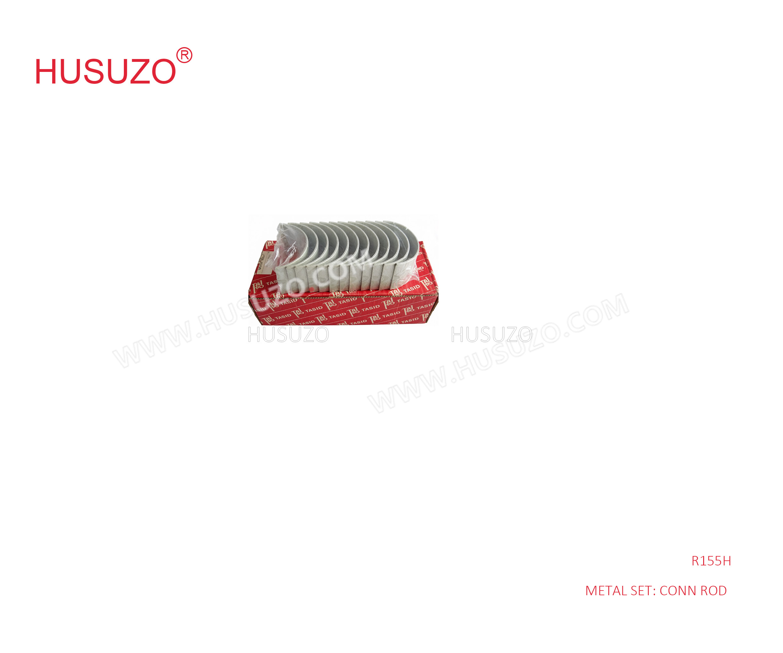 R155H Isuzu Engine Parts Standard Connecting Rod Metal Set For  DA640