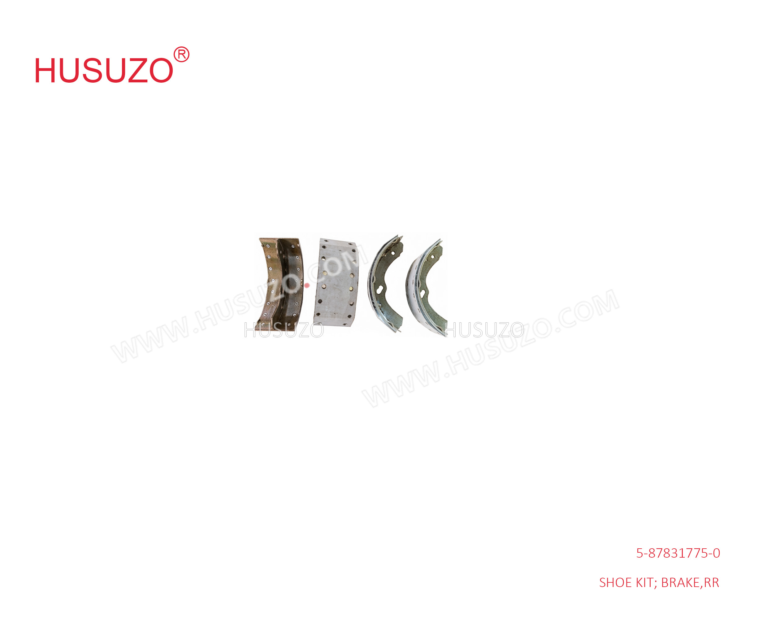 5-87831775-0 Rear Brake Shoe Kit 5878317750 Suitable for ISUZU NQR NPR 4HK1