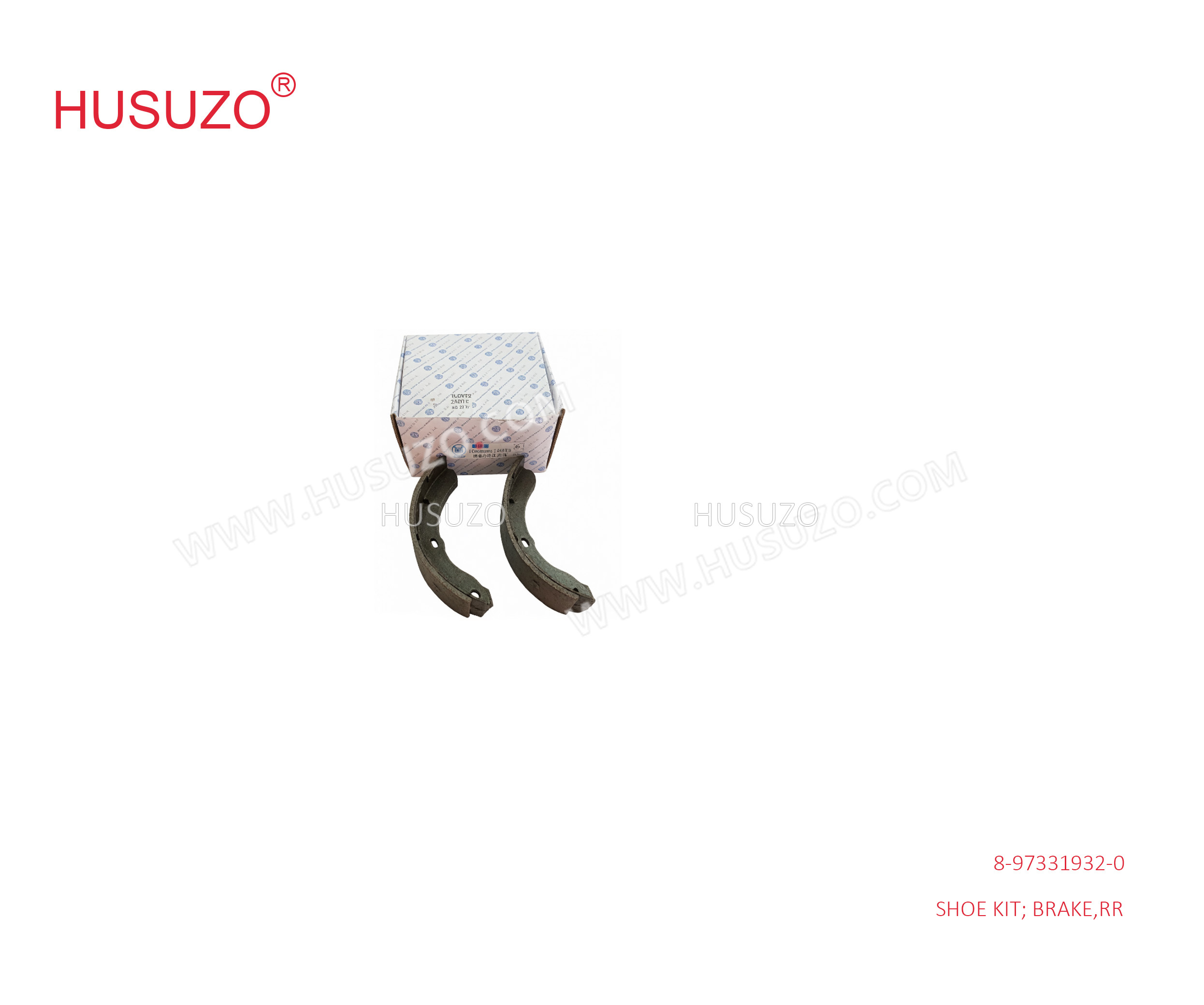 8-97331932-0 8973319320 Isuzu NPR Parts Rear Brake Shoe Assembly For ISUZU NLR85 4JJ1