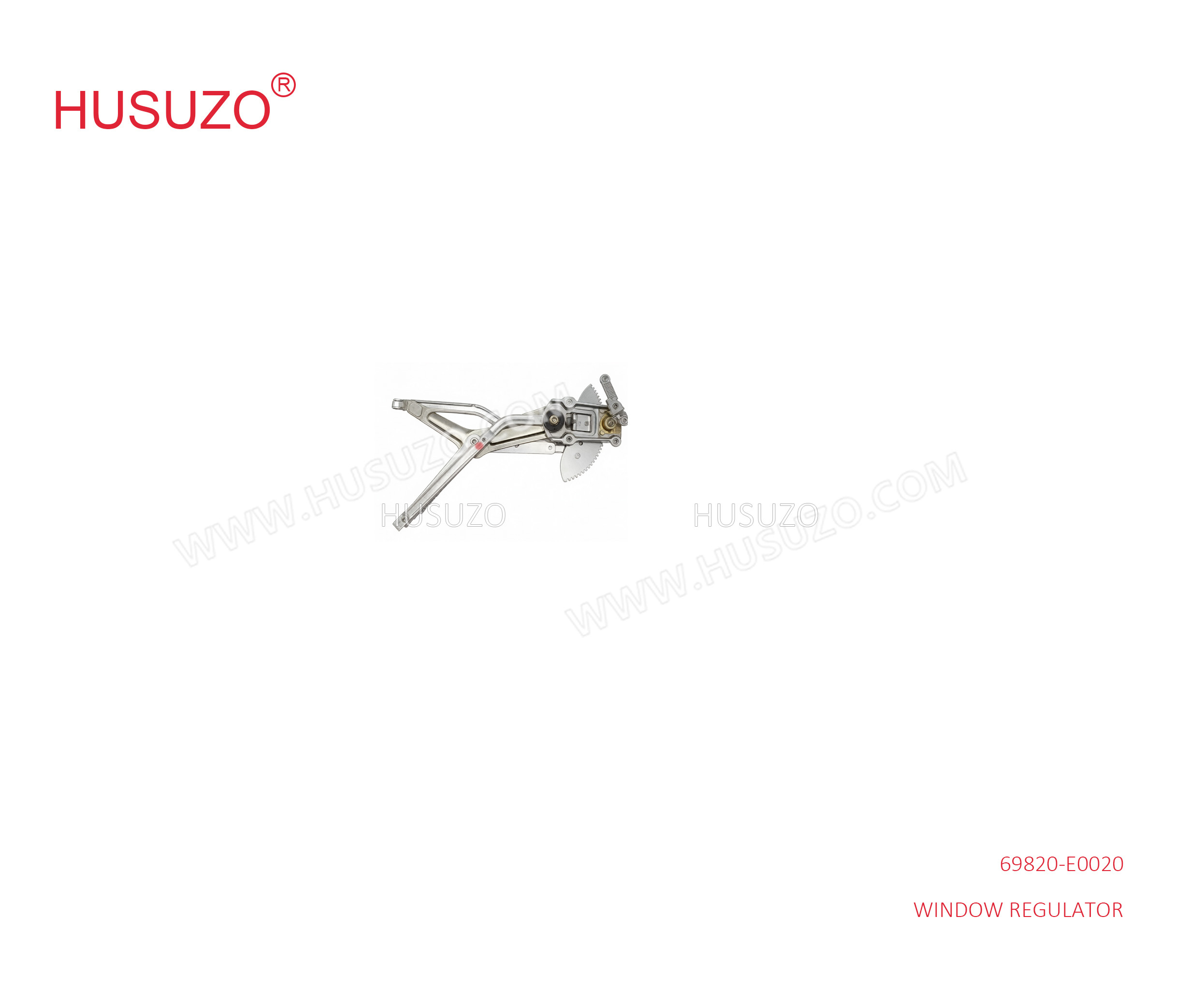 69820-E0020 Trim Front Door Assembly Without Suitable For HINO7006BD1