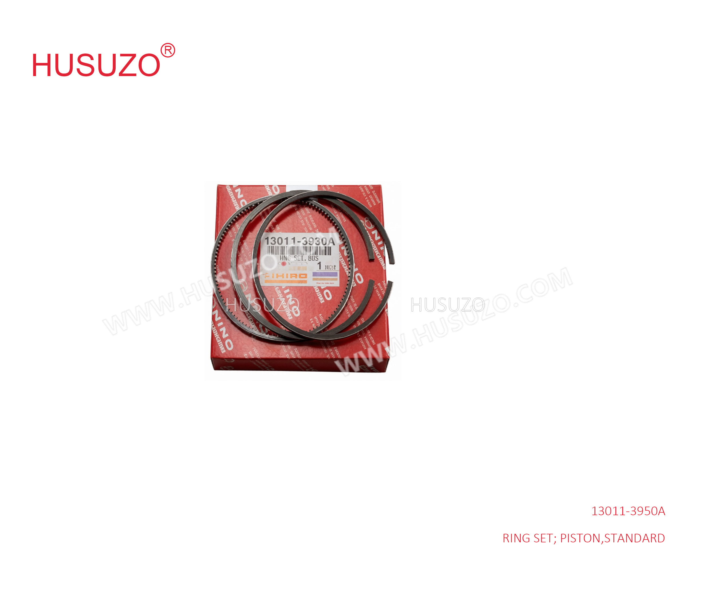 13011-3950A RING SET; PISTON,STANDARD for ISUZU HINO300 N04C