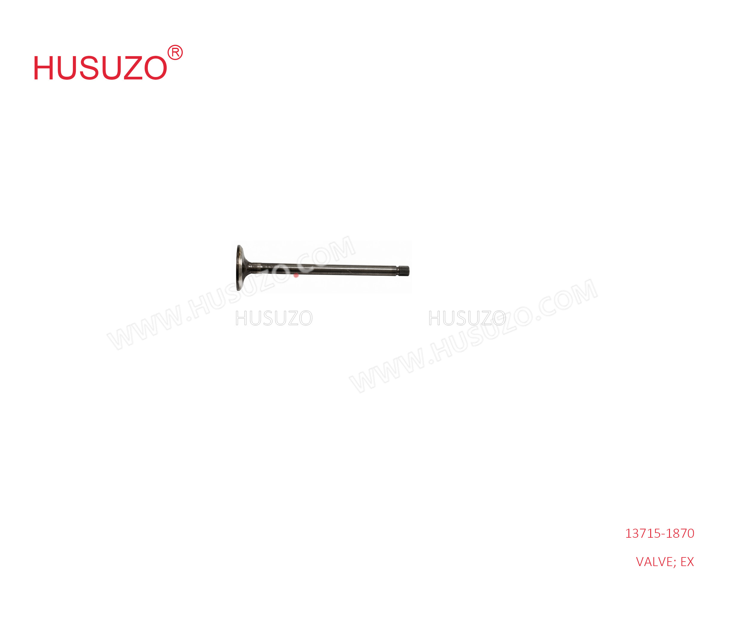 13715-1870  VALVE; INL For ISUZU HHINO NO4C 13715 1870