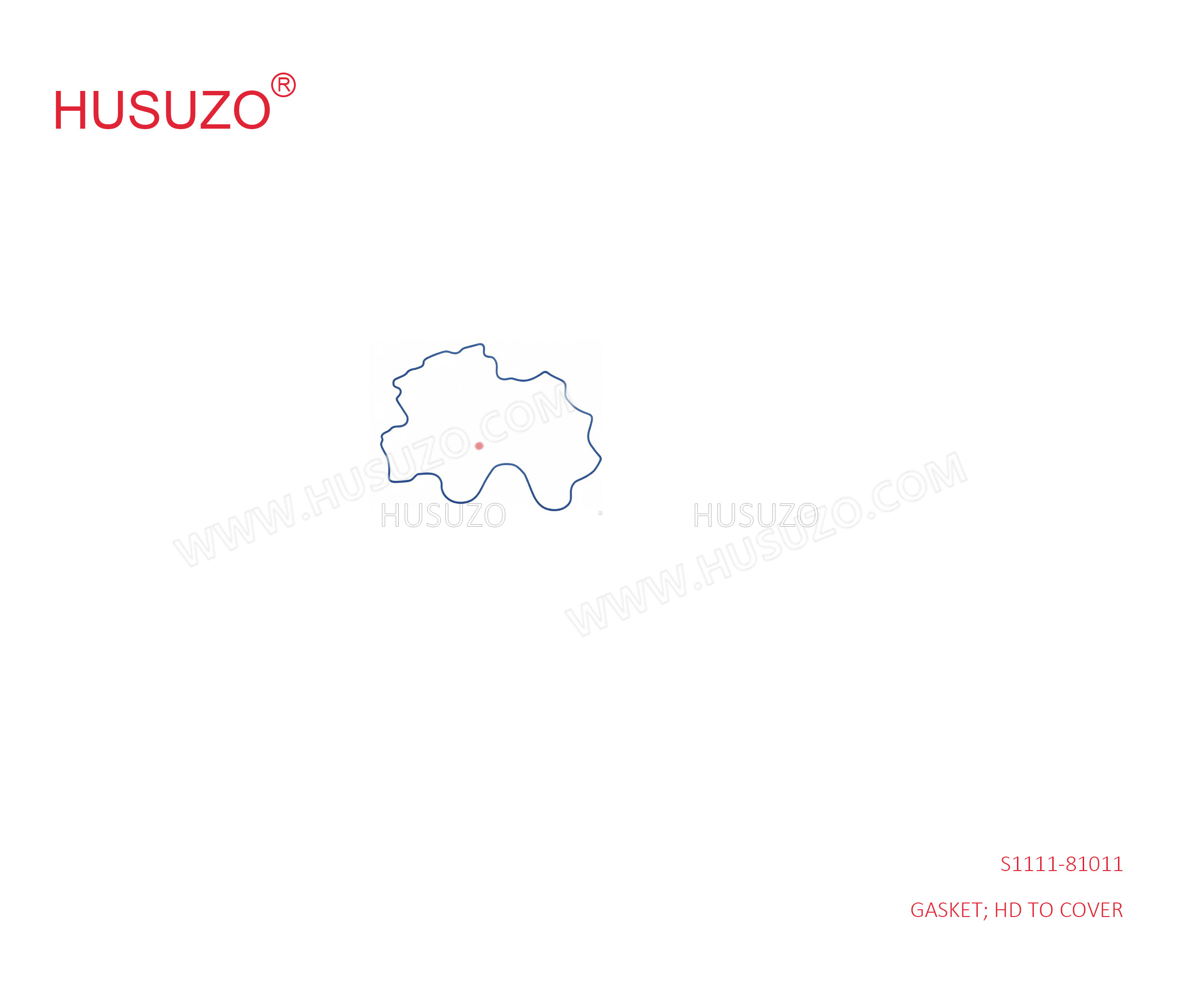 S1111-81011 Hino Truck Parts J08E Head To Cover Gasket