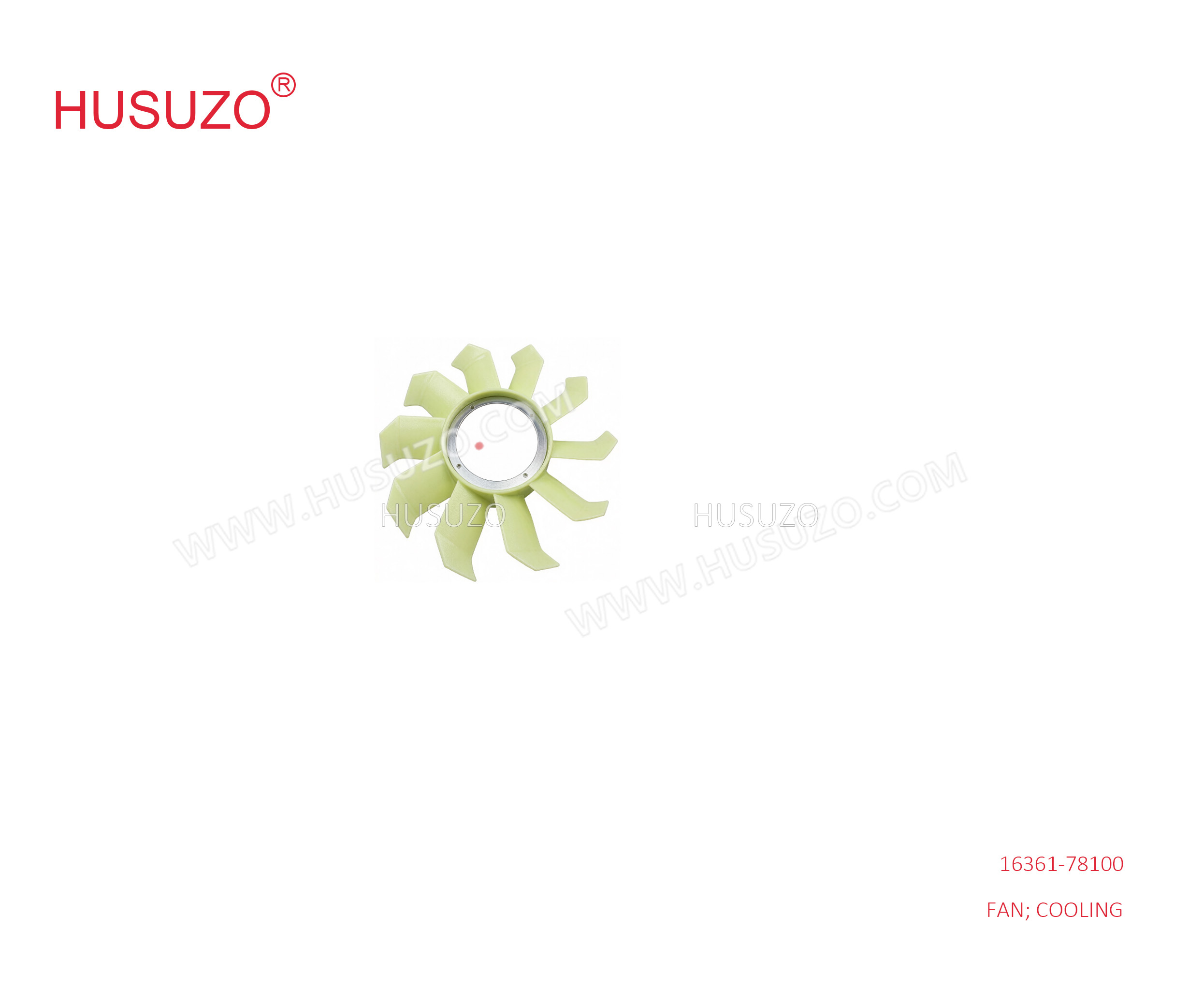 16361-78100  FAN; COOLING suitable for ISUZU HINO300 NO4C