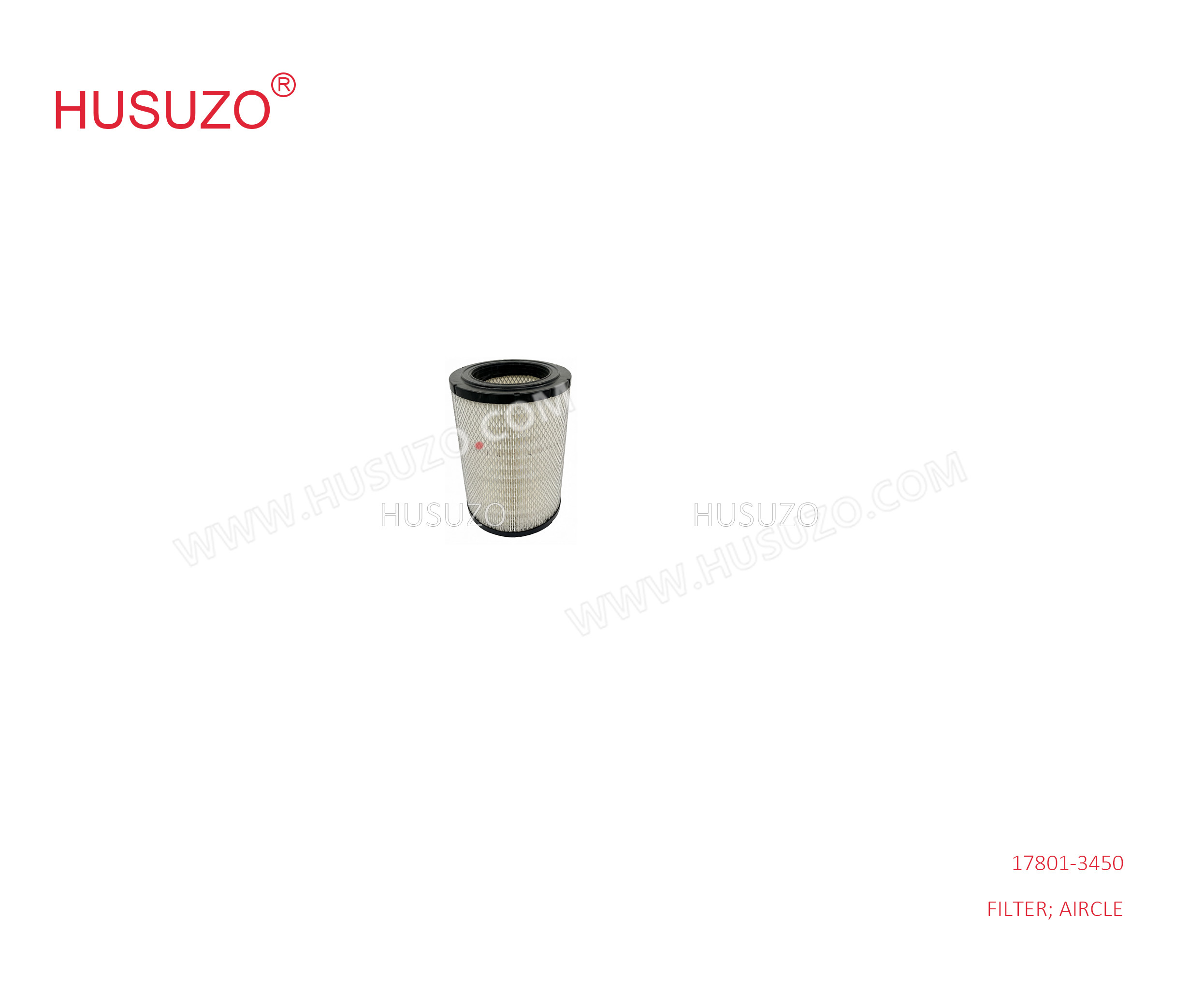17801-3450 ABA FILTER; AIR CLEANER suitable for ISUZU HINO 700 E13C 17801-3450